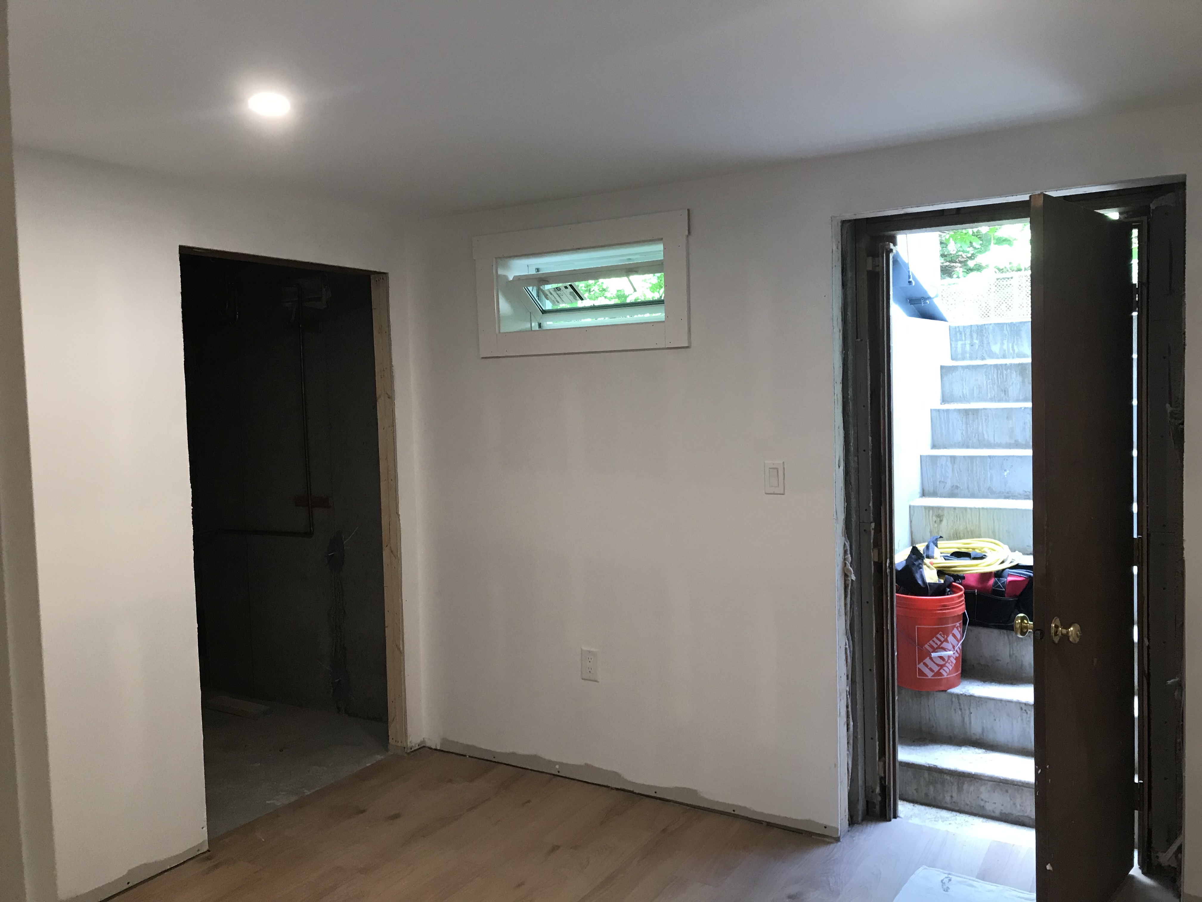 New Sheetrock & Doors