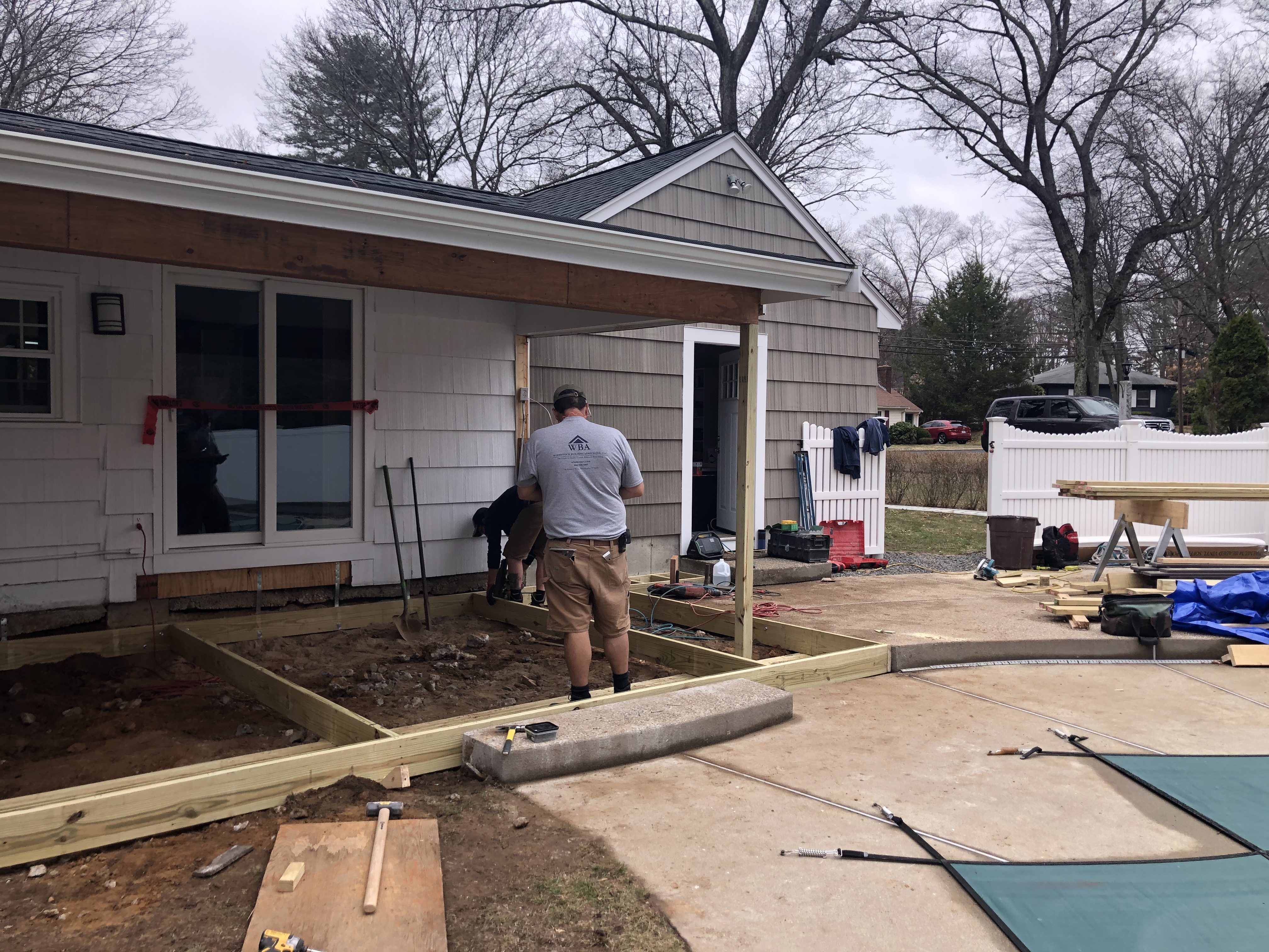 Starting to Frame the Base