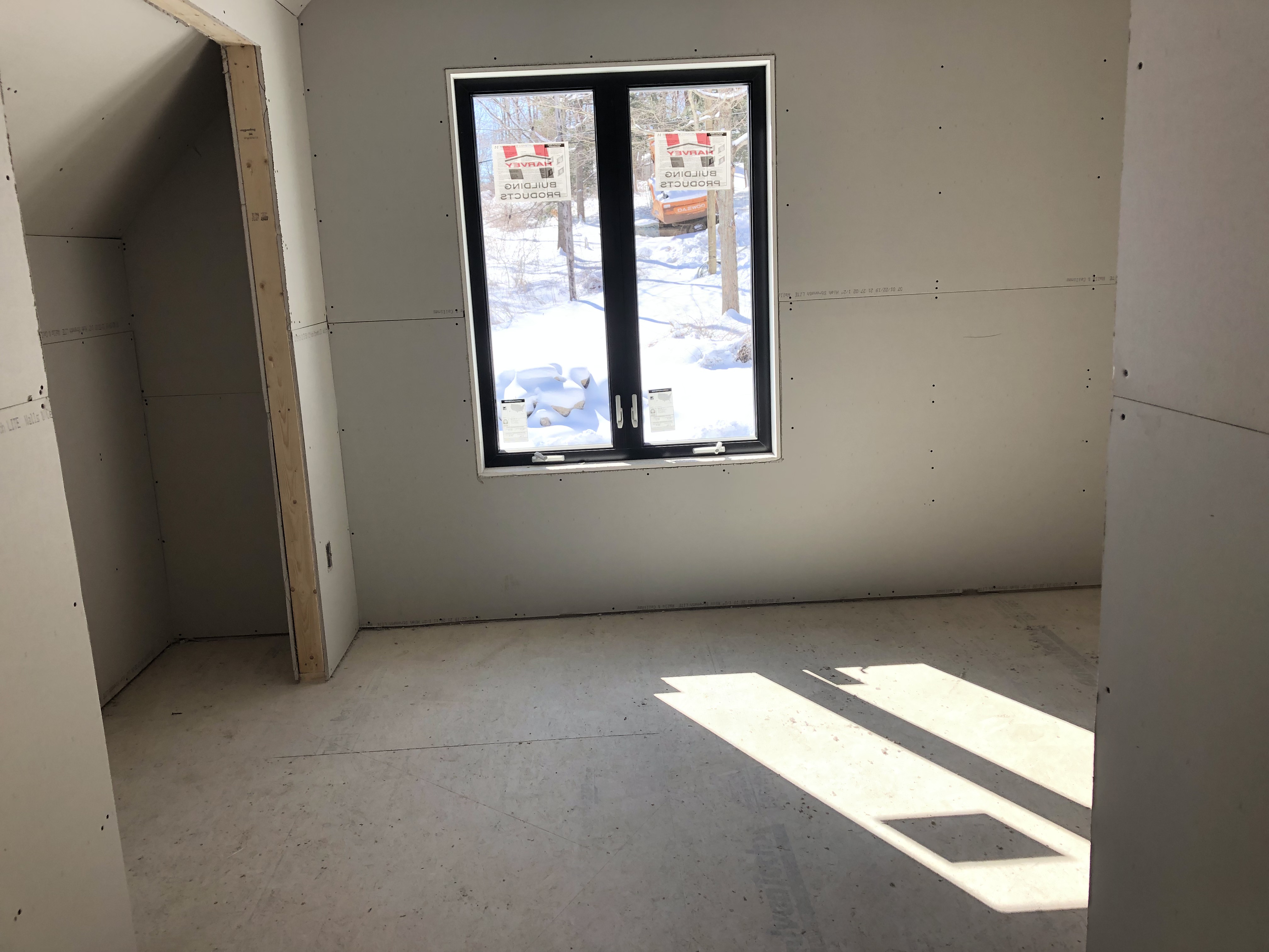 Sheet Rock and New Windows