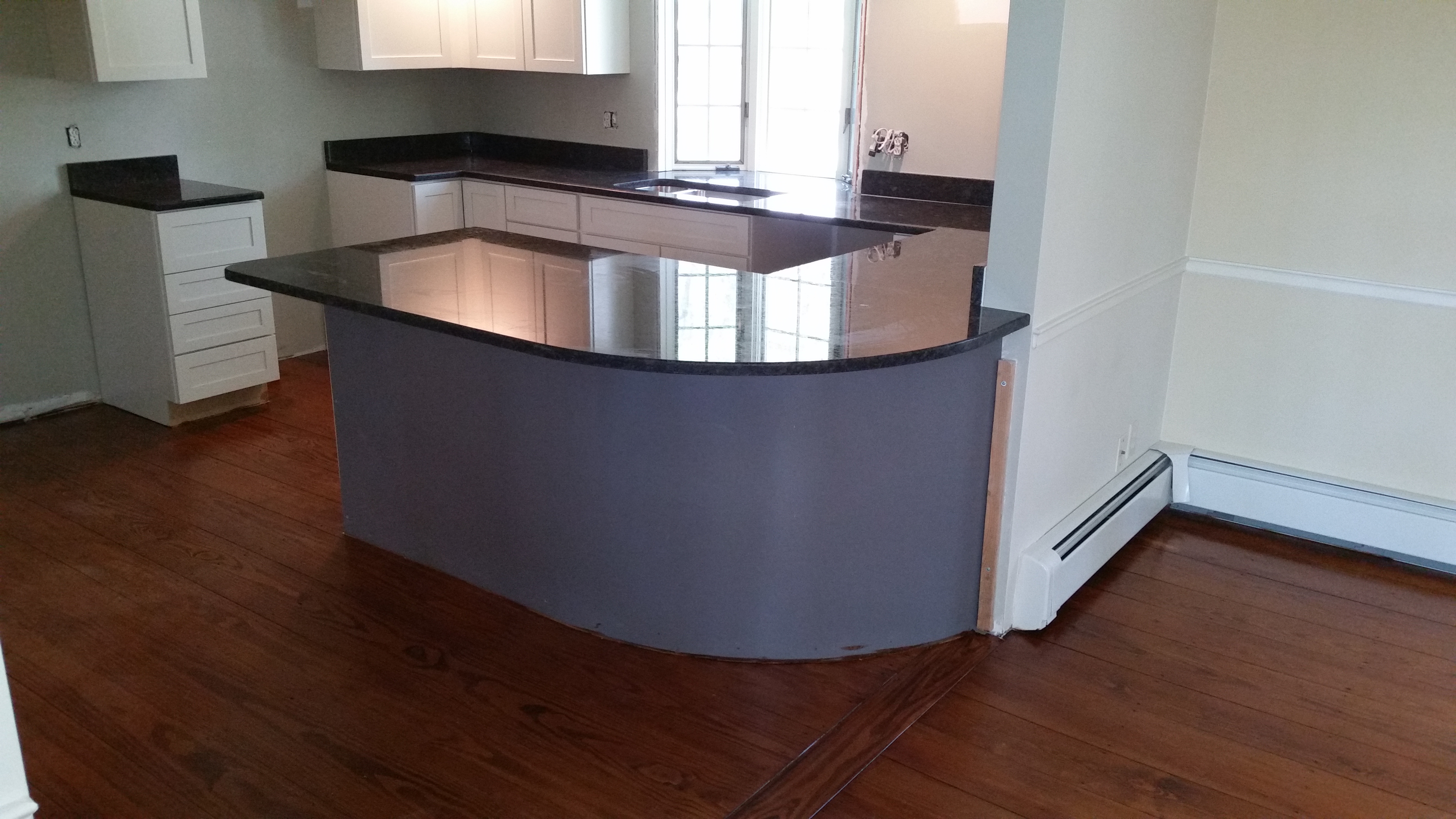 Cabinet installation completed