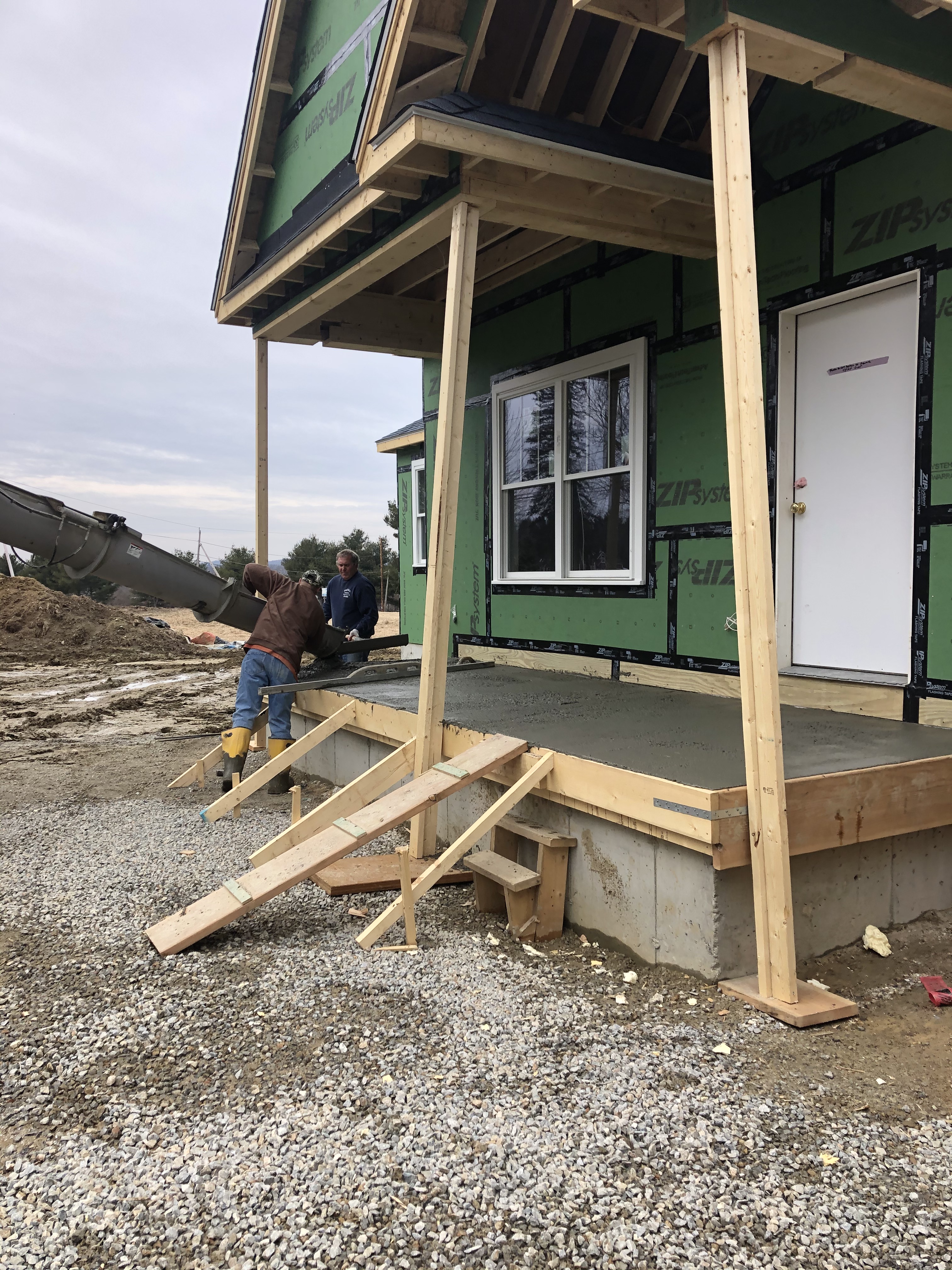 Concrete Slab for Entry Way