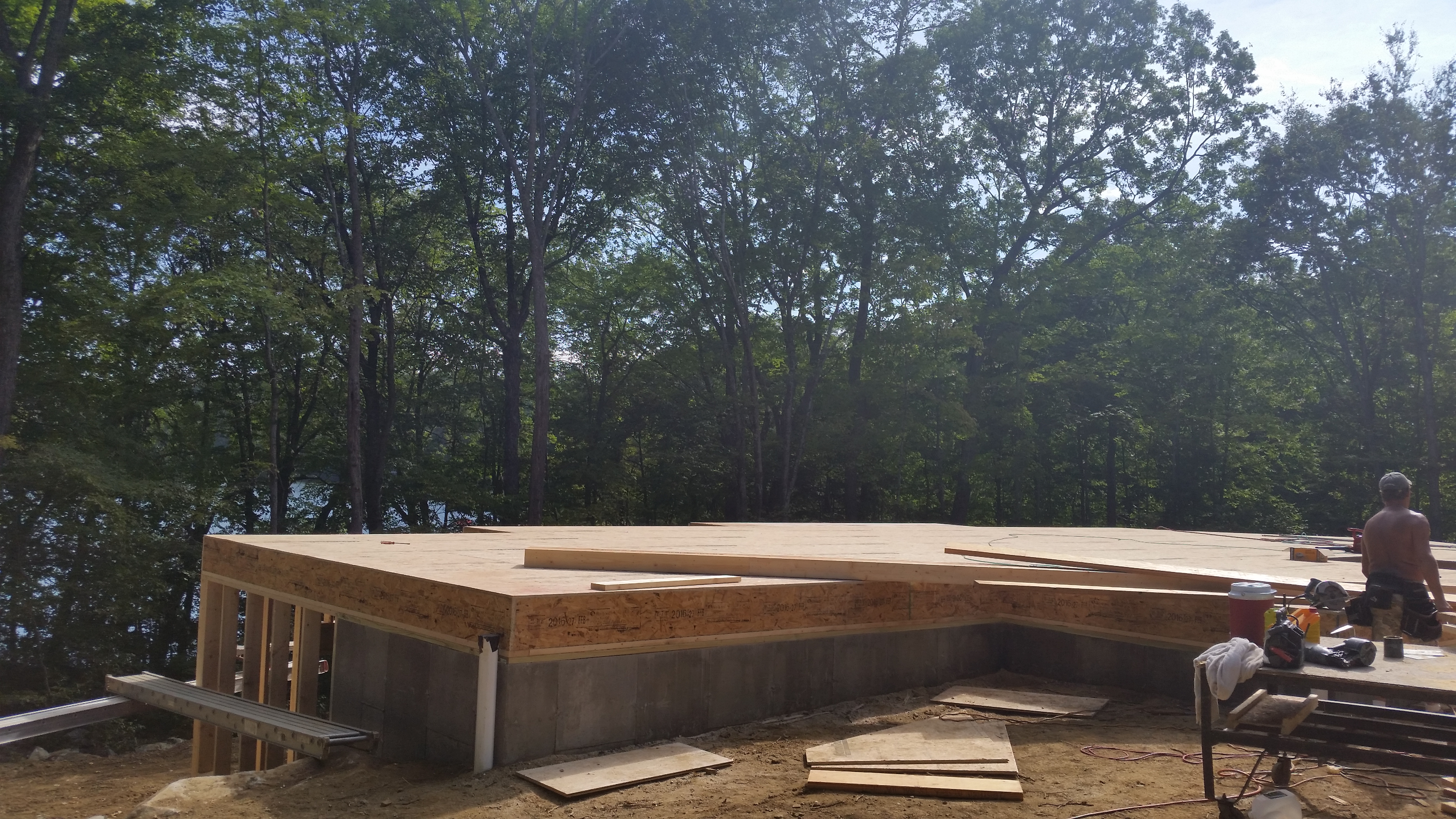 Framing of main floor