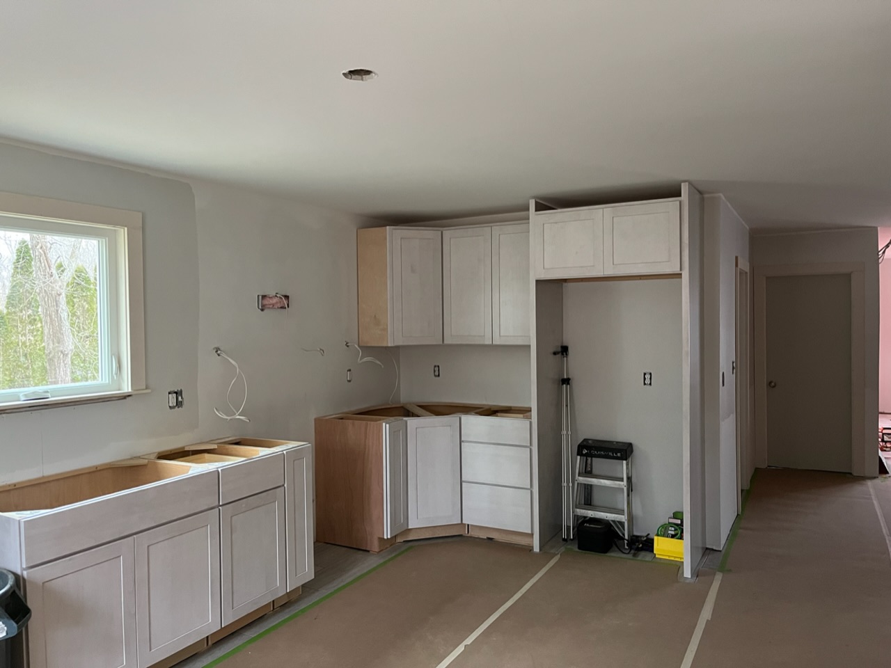 Kitchen Cabinets in Process