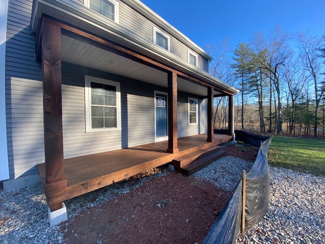 Finished Front Porch