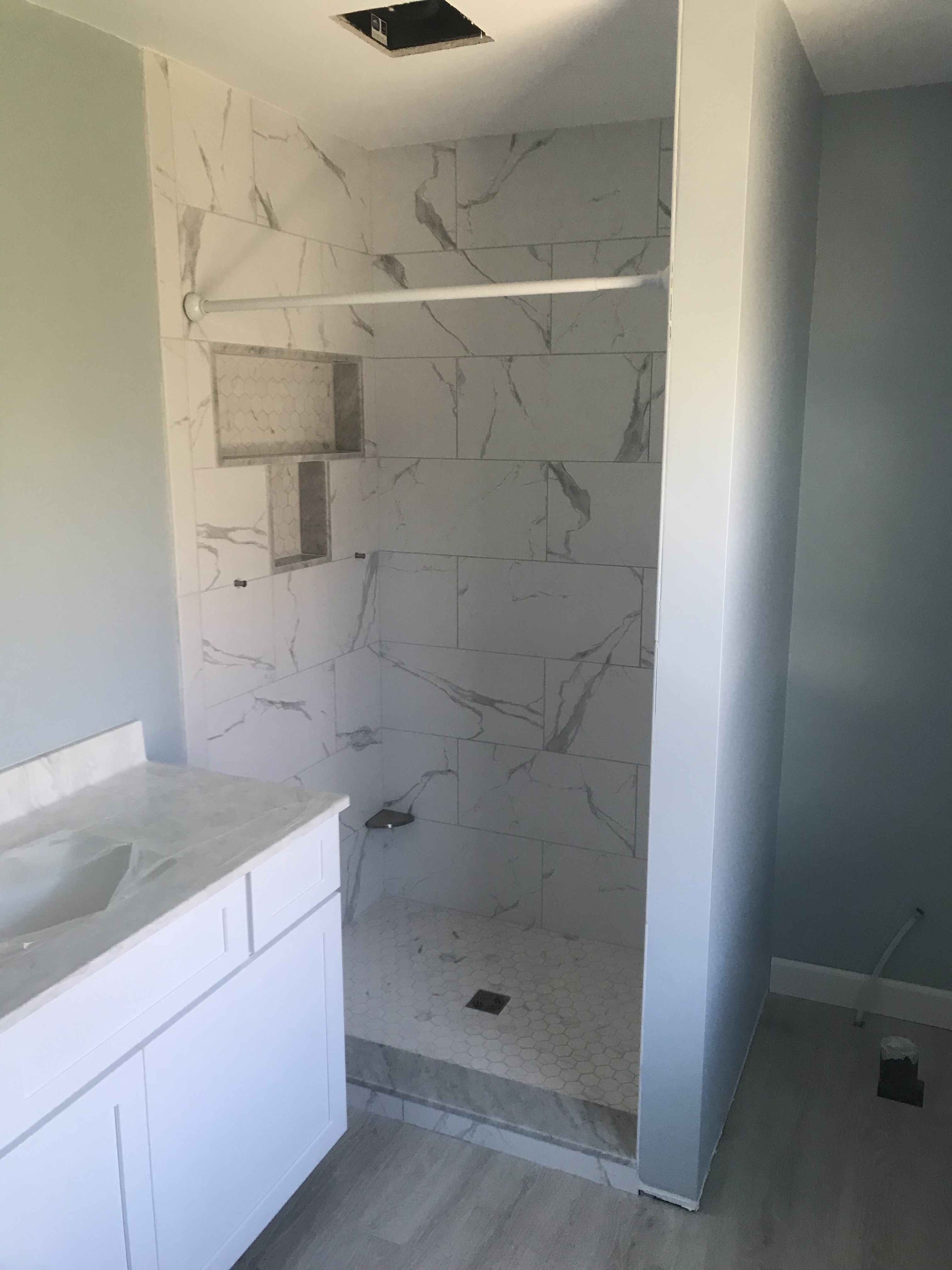 Finished Shower / Sink