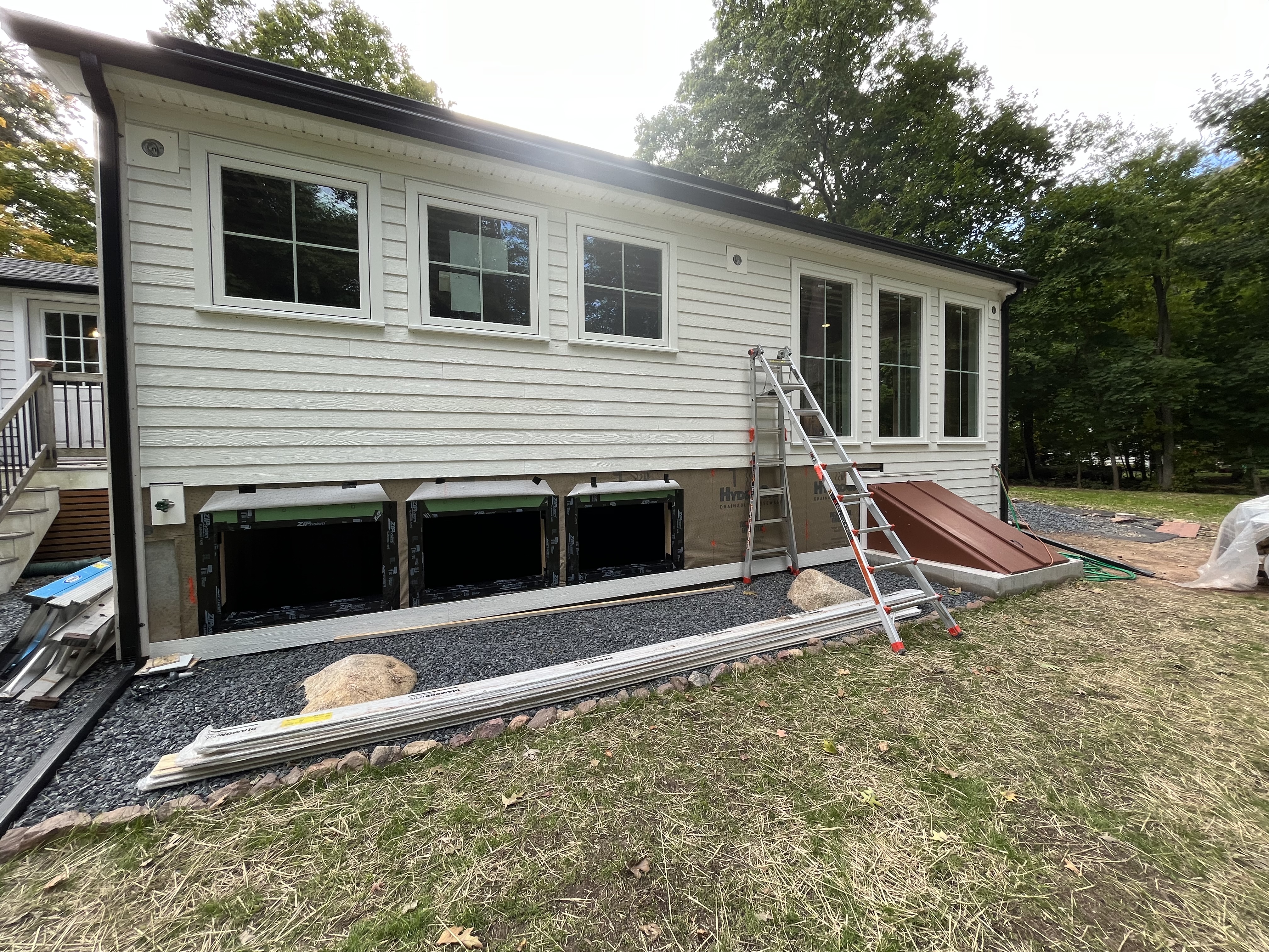 Siding in Process