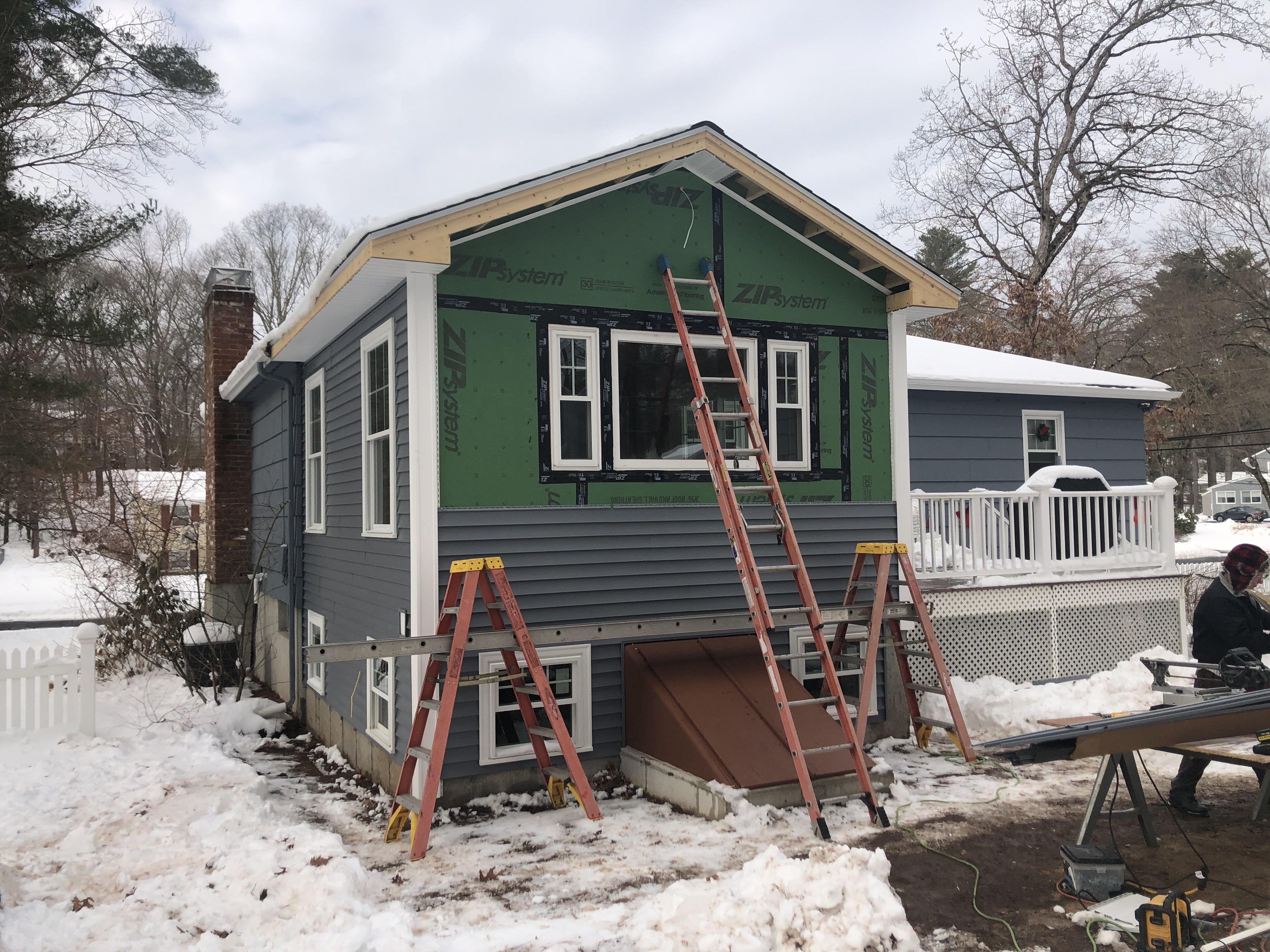 Siding in Process