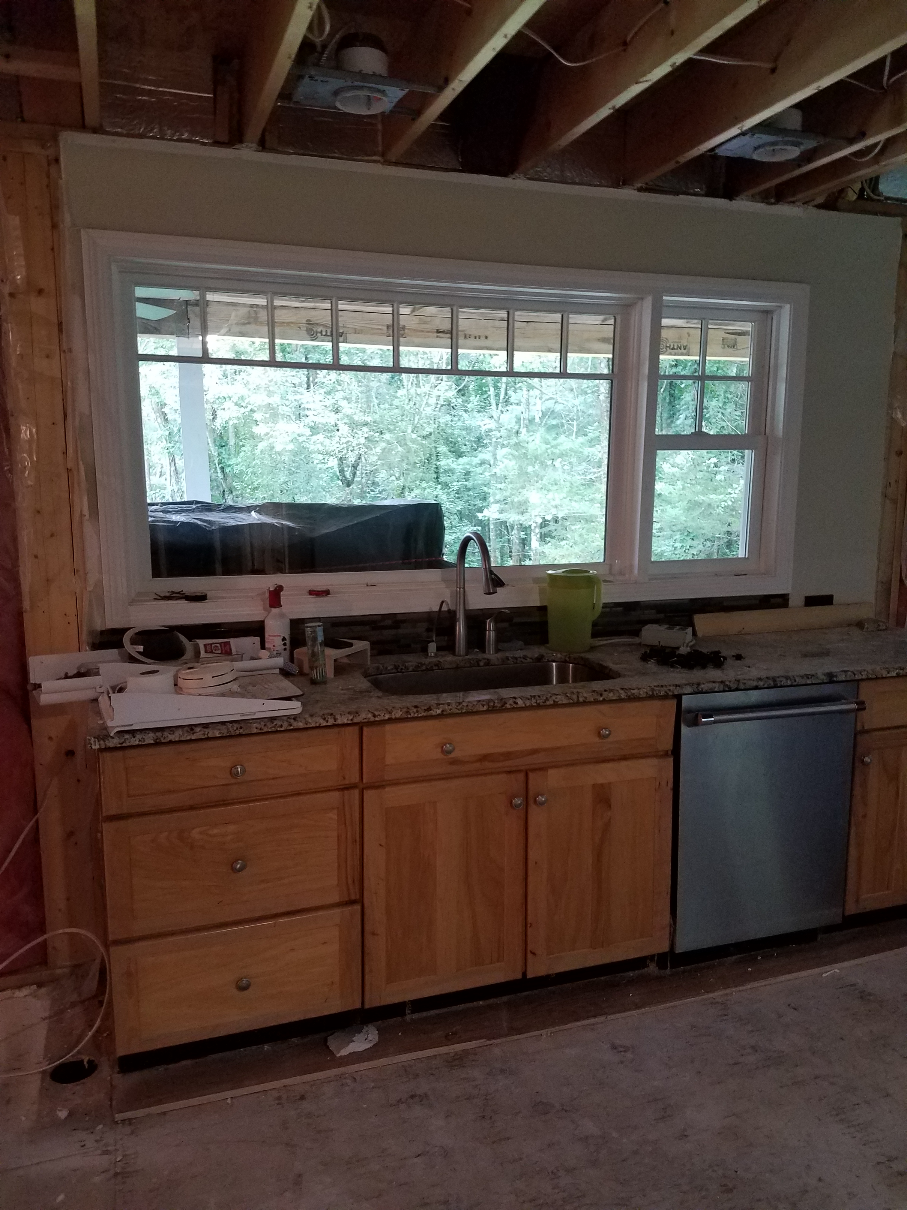 Kitchen in process
