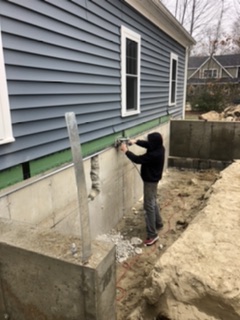 Working on the Siding