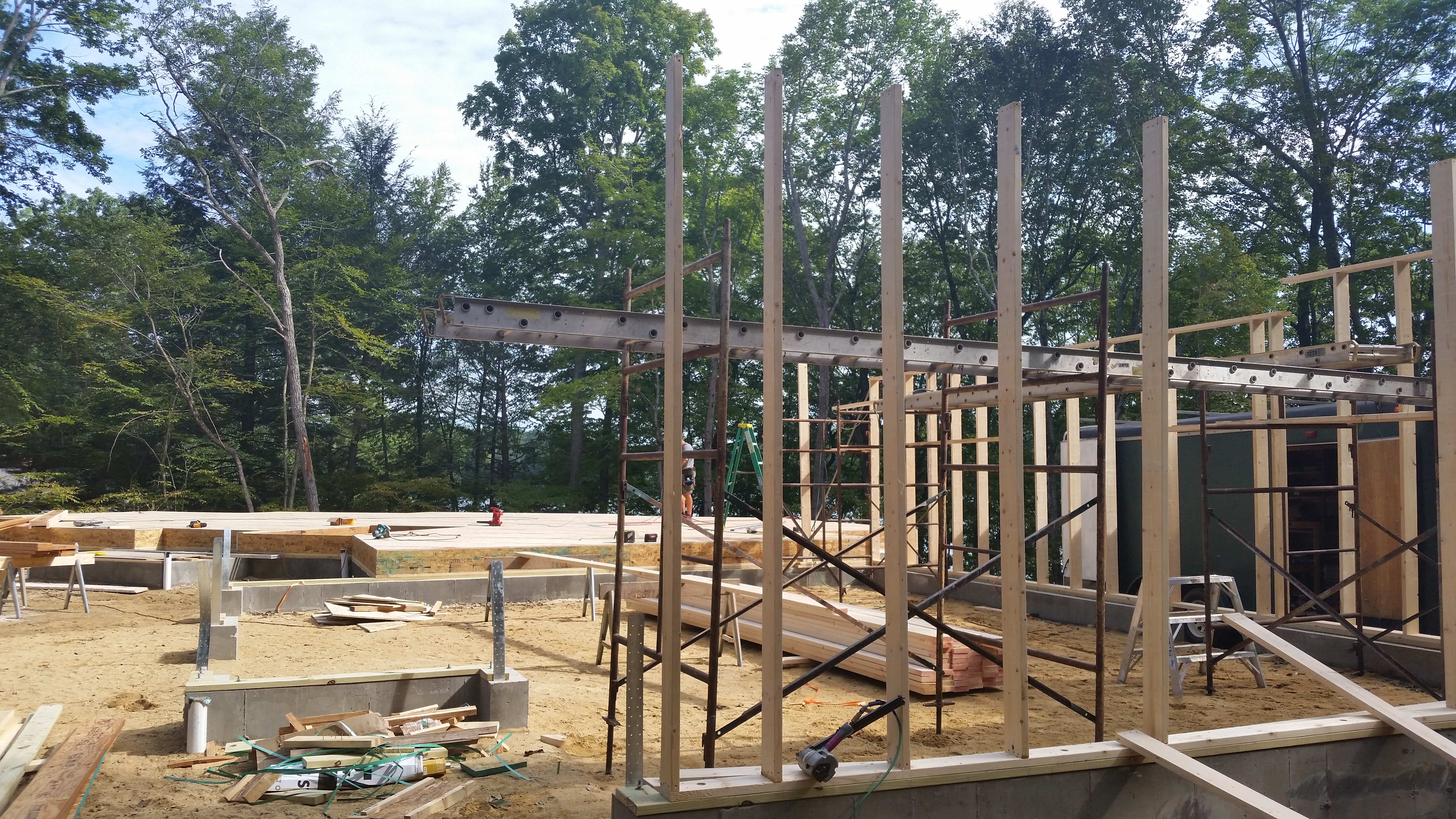 Framing first floor
