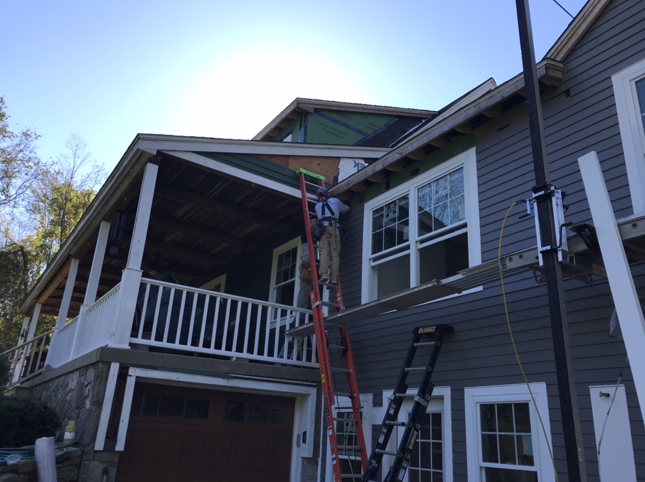 Siding in Process