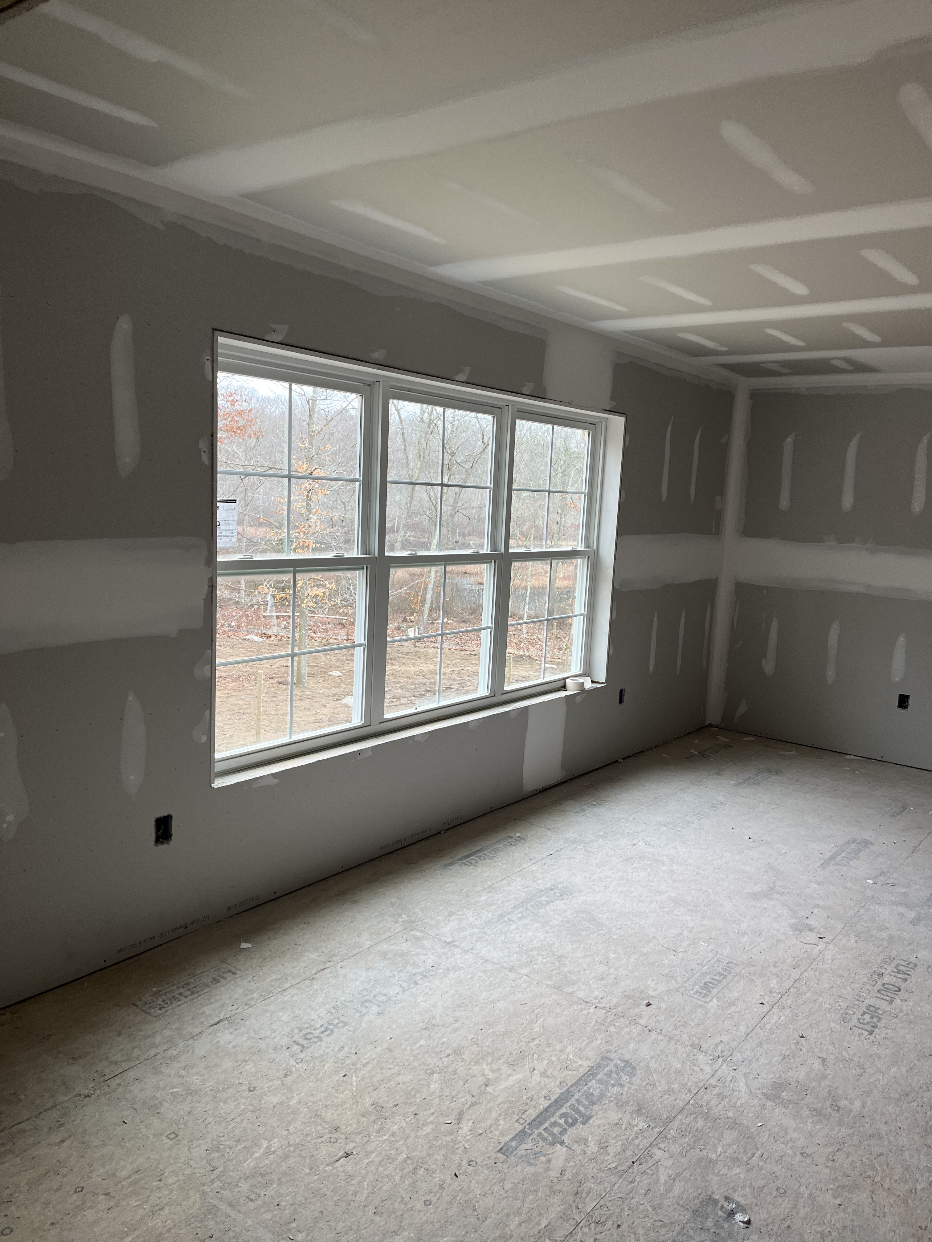 New Sheetrock / Windows