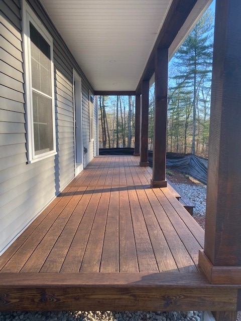 Finished Front Porch