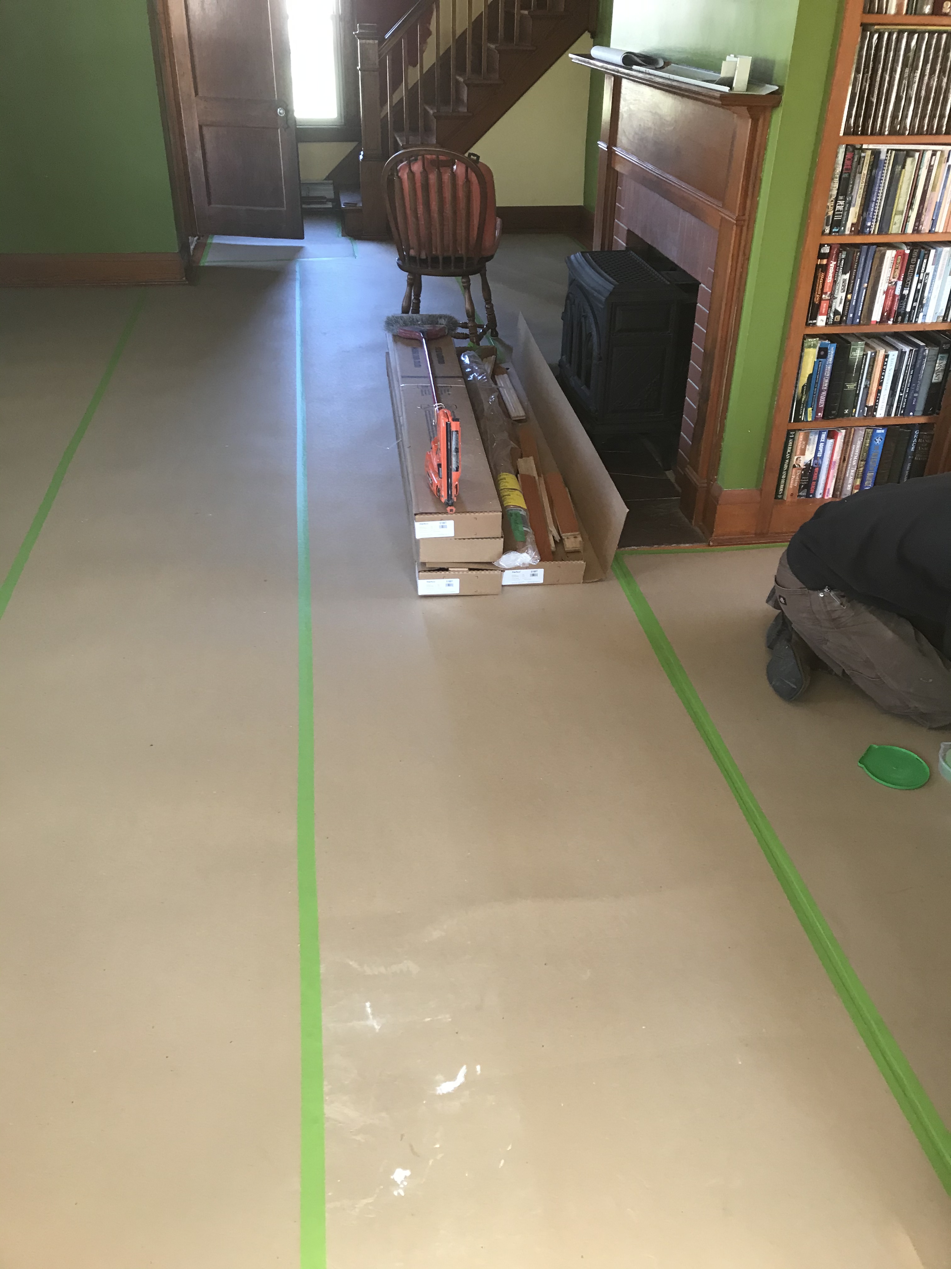 Protecting New Flooring
