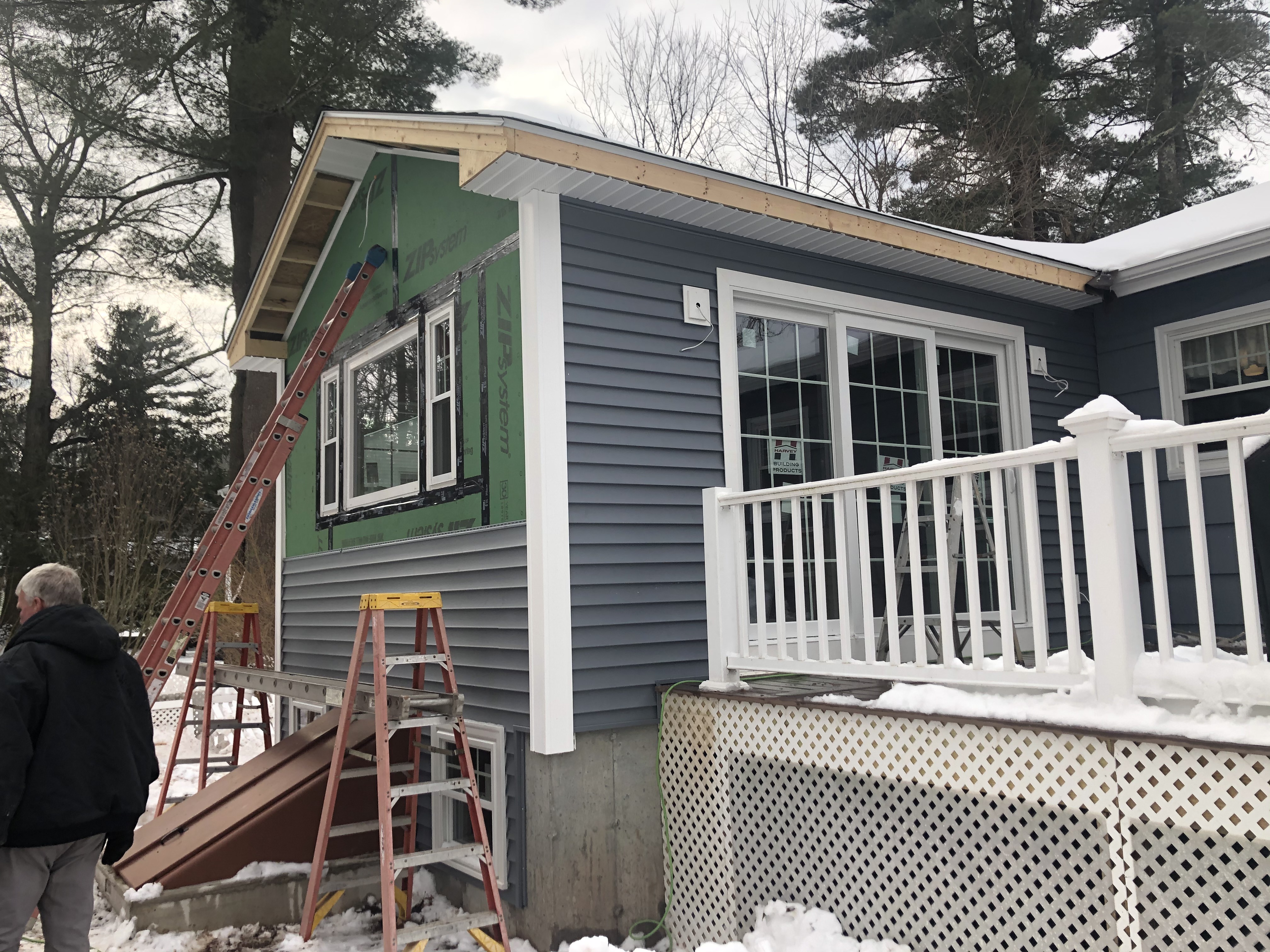 Siding in Process