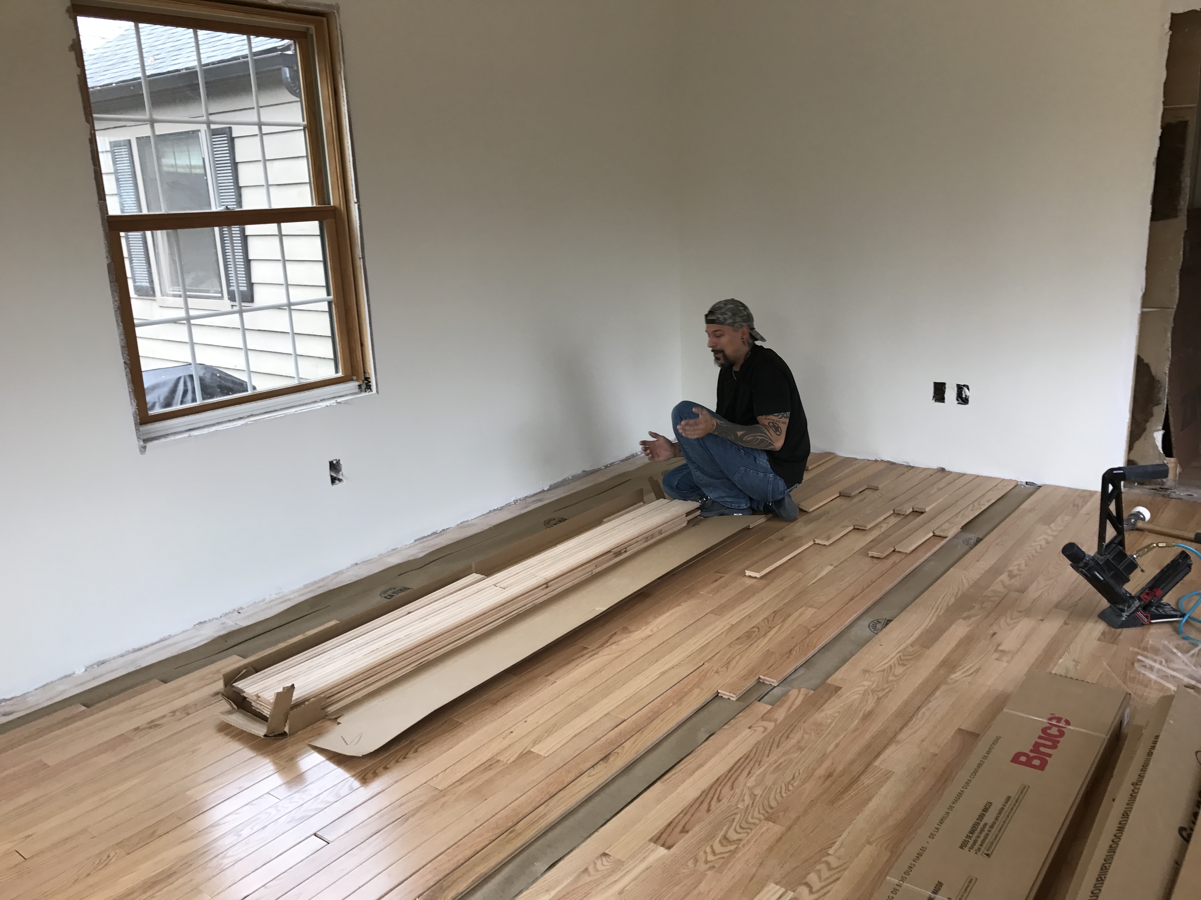 Wood Flooring Installed