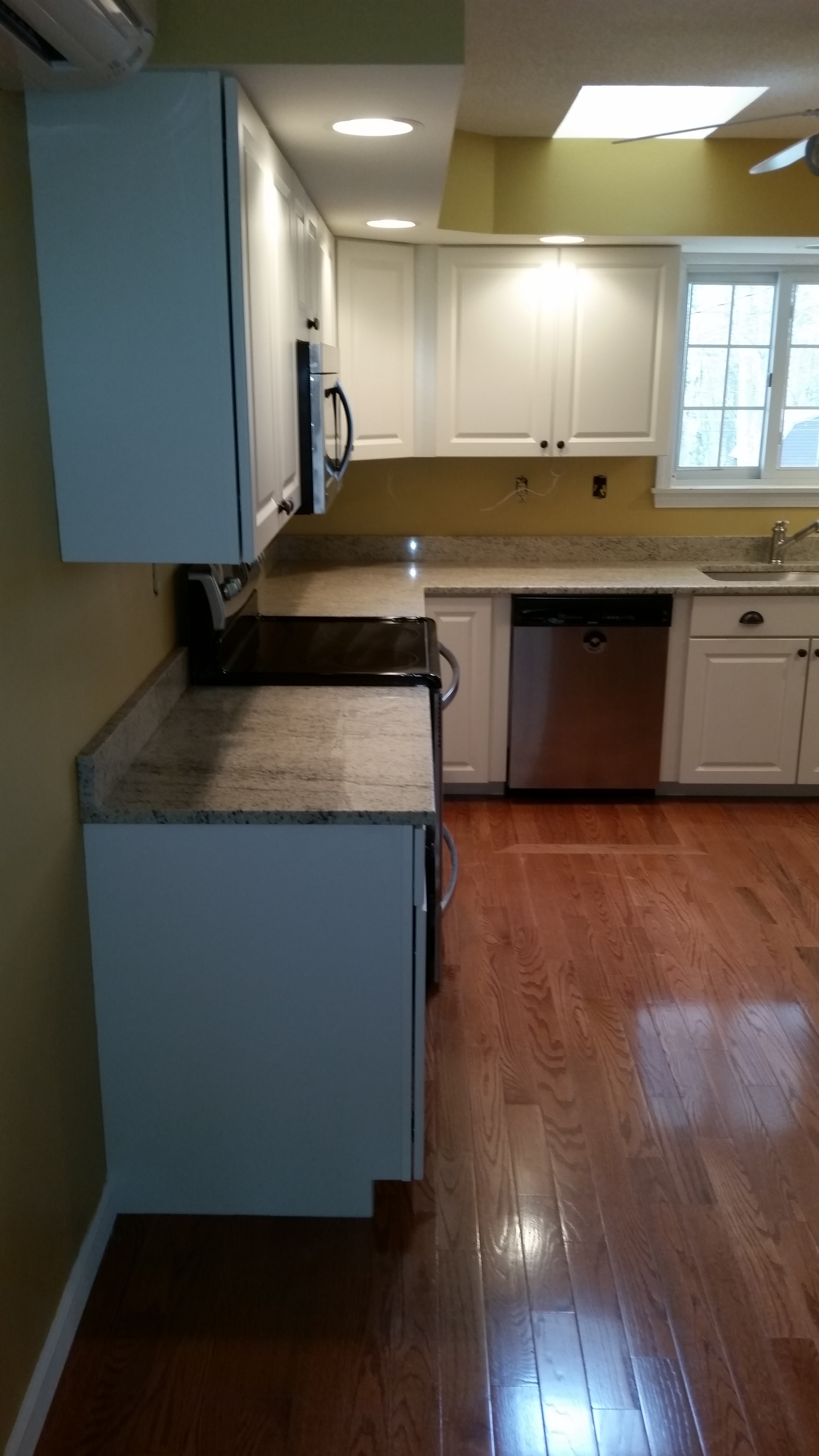 Countertop and Wood Flooring