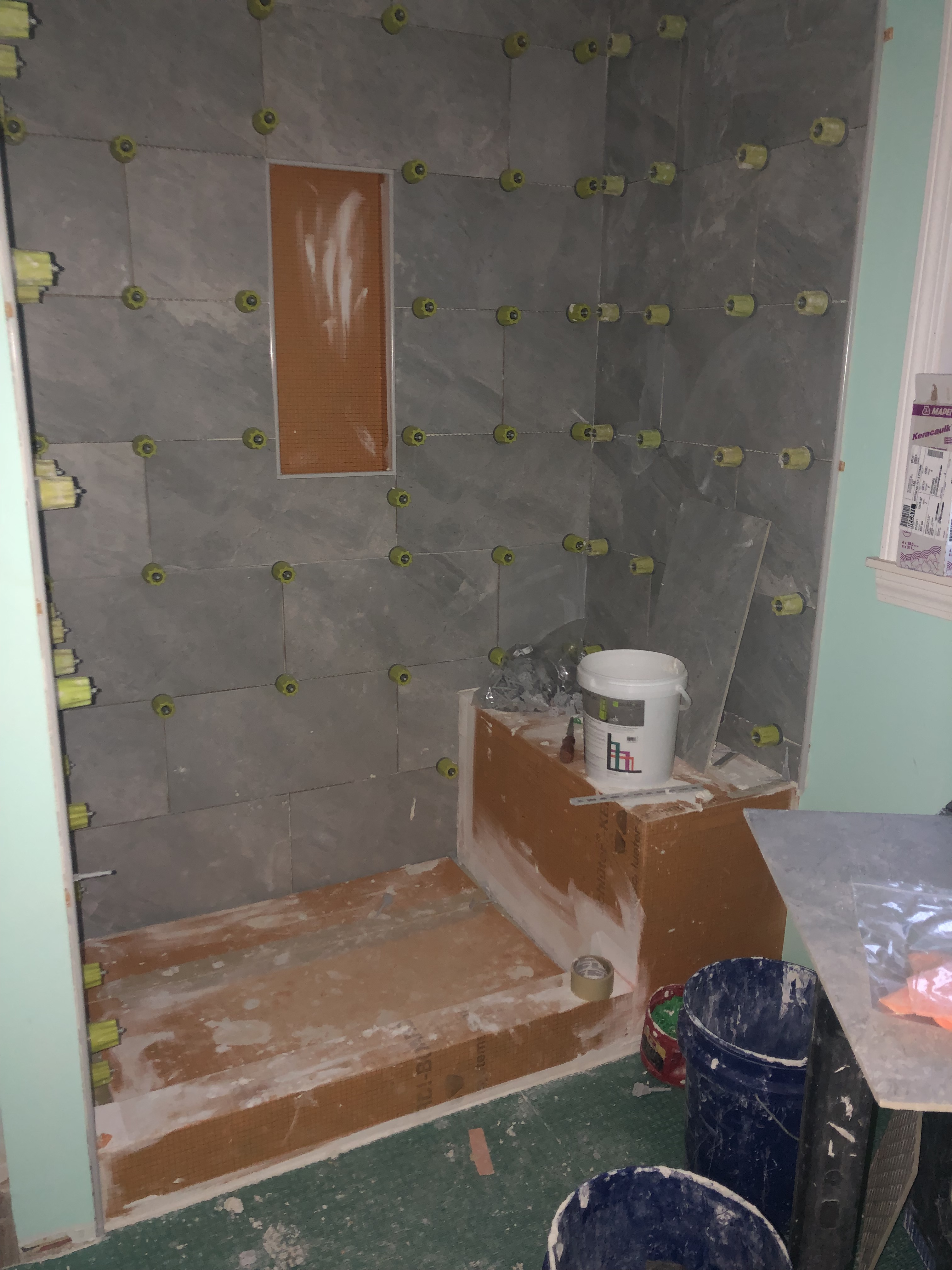 Shower in Process