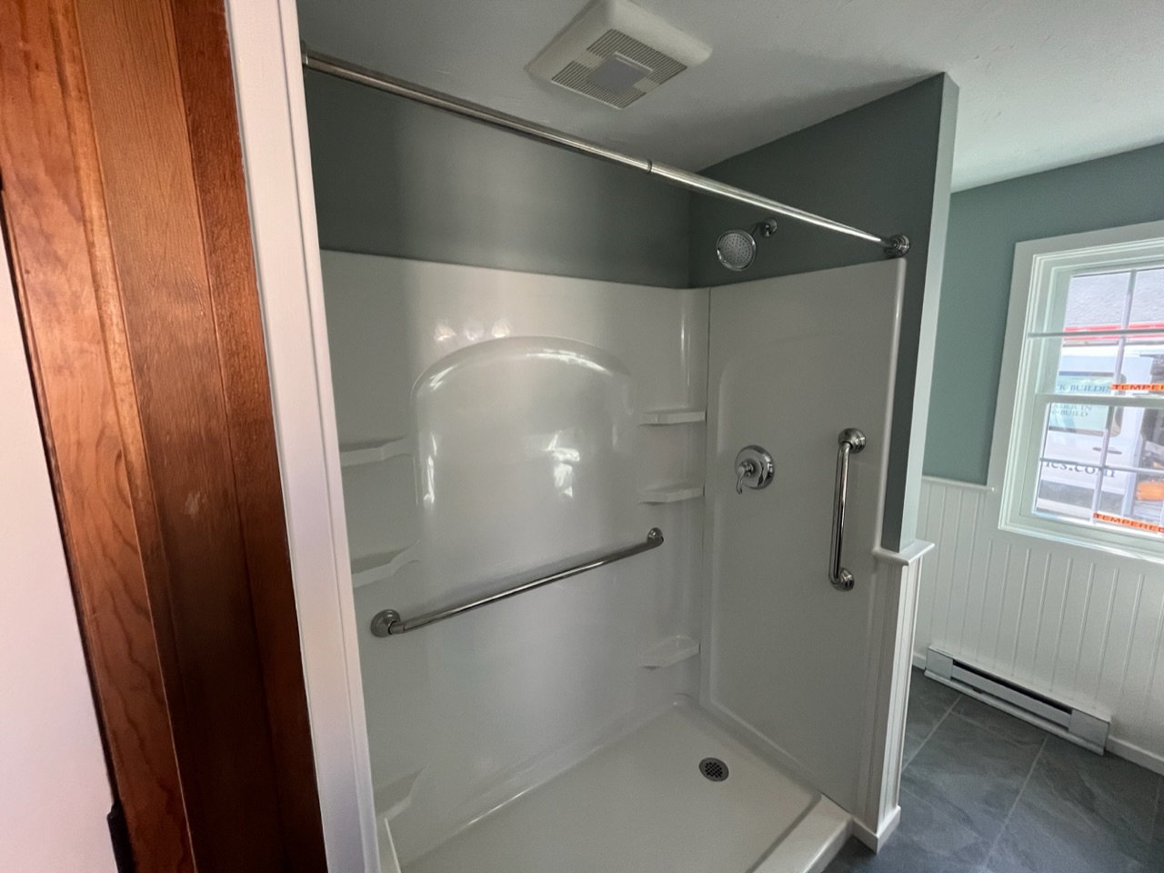 Completed Shower