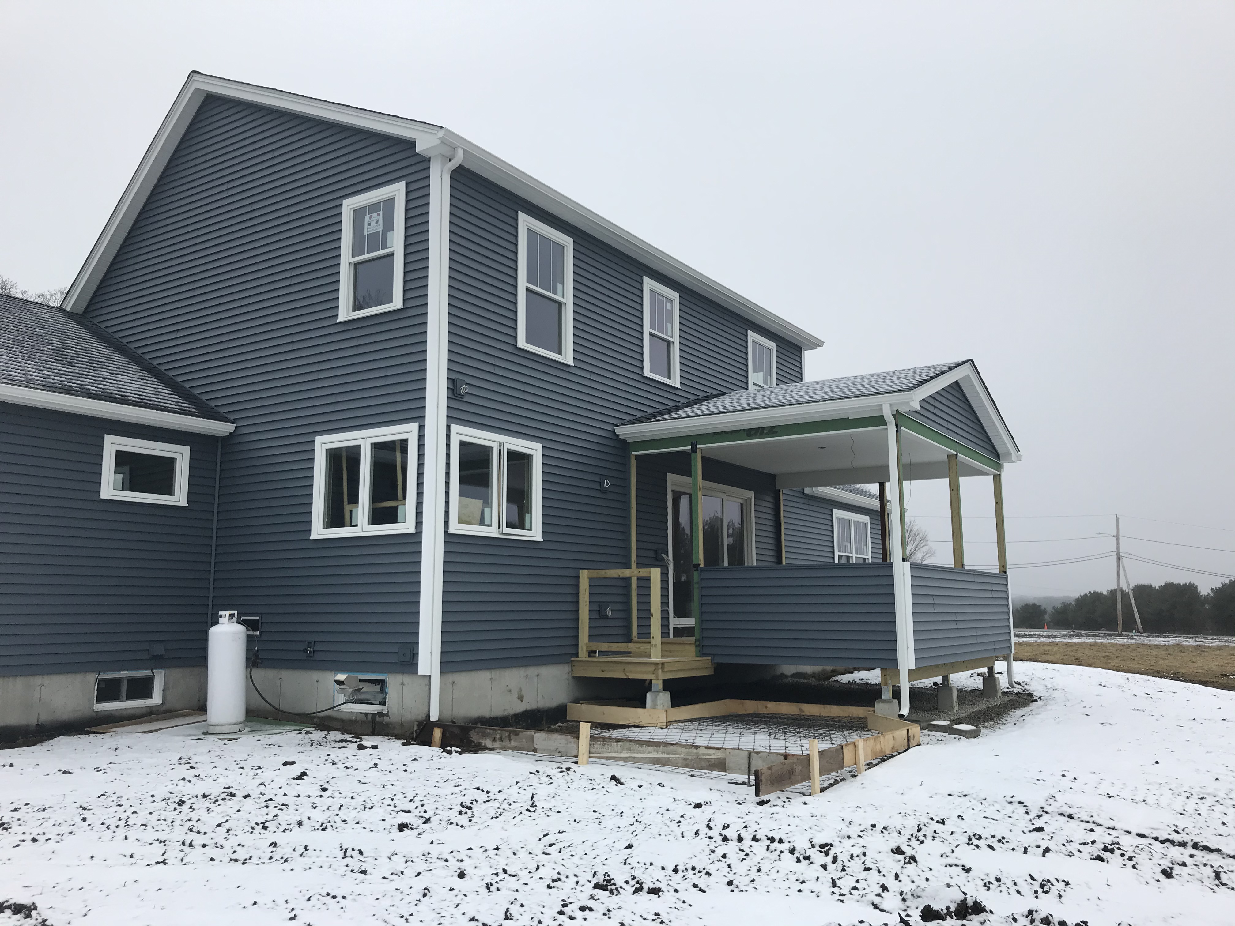 New Siding on the Deck