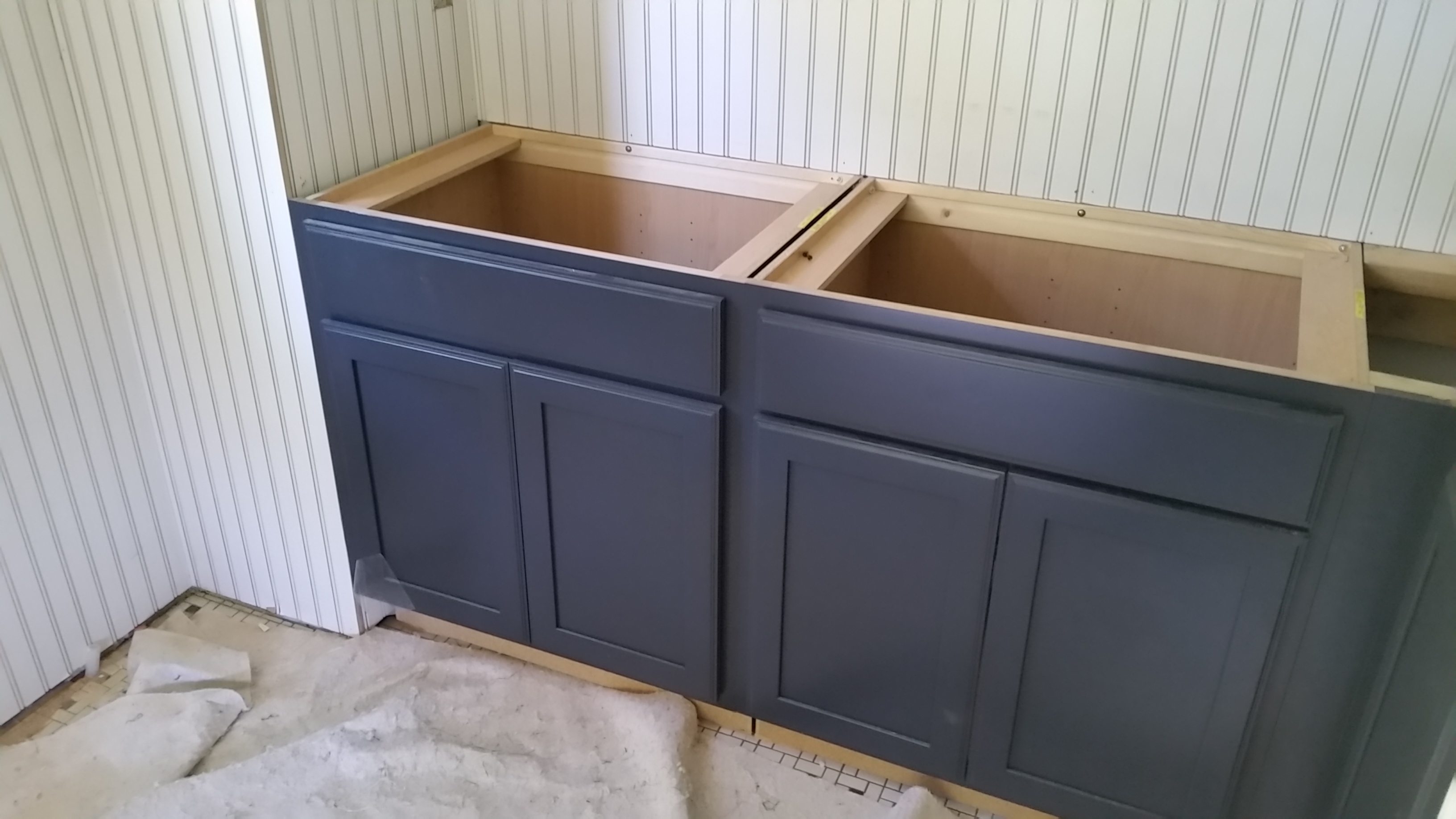 New Cabinets in Bathroom