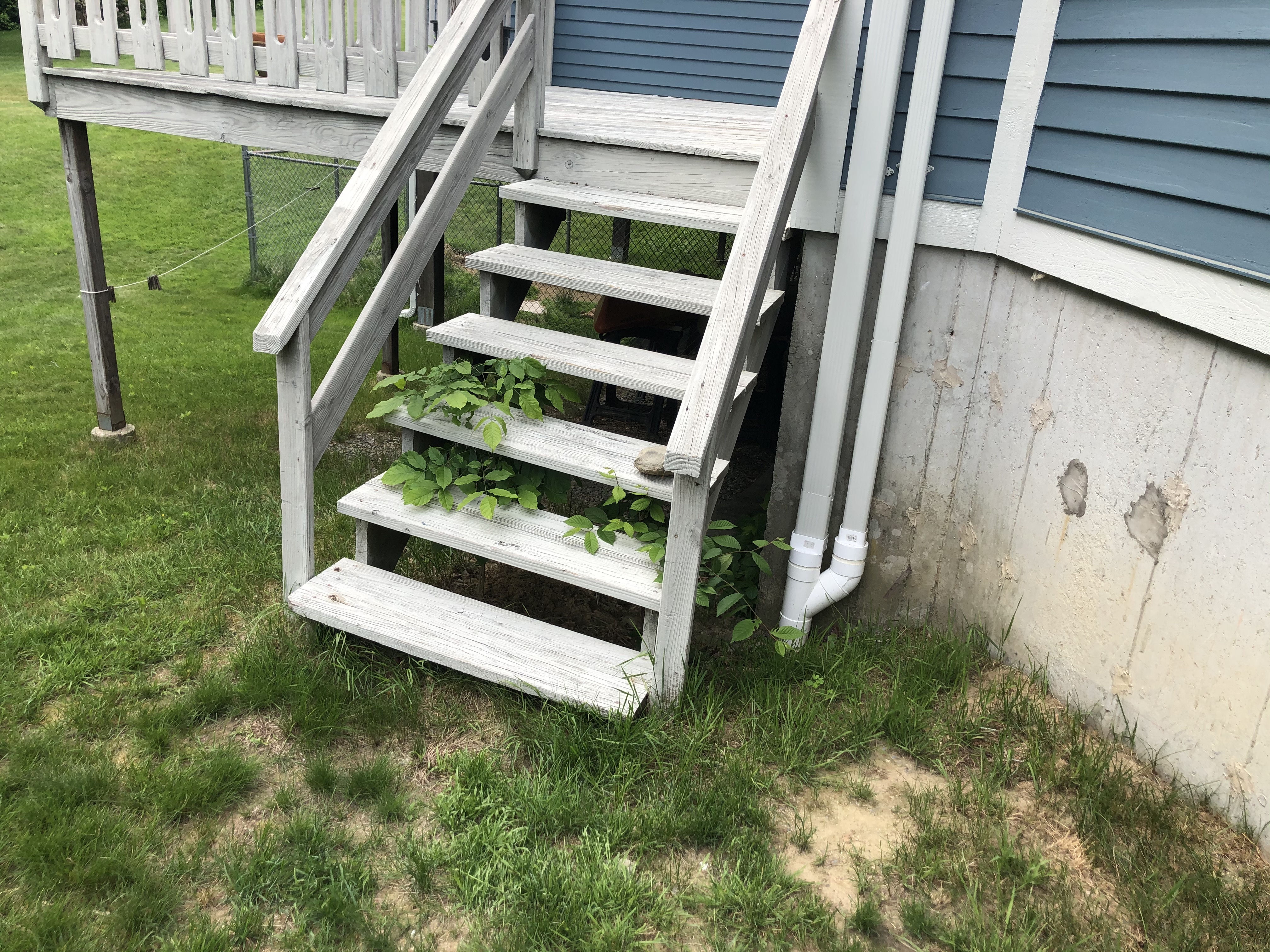 Original Deck Stairs