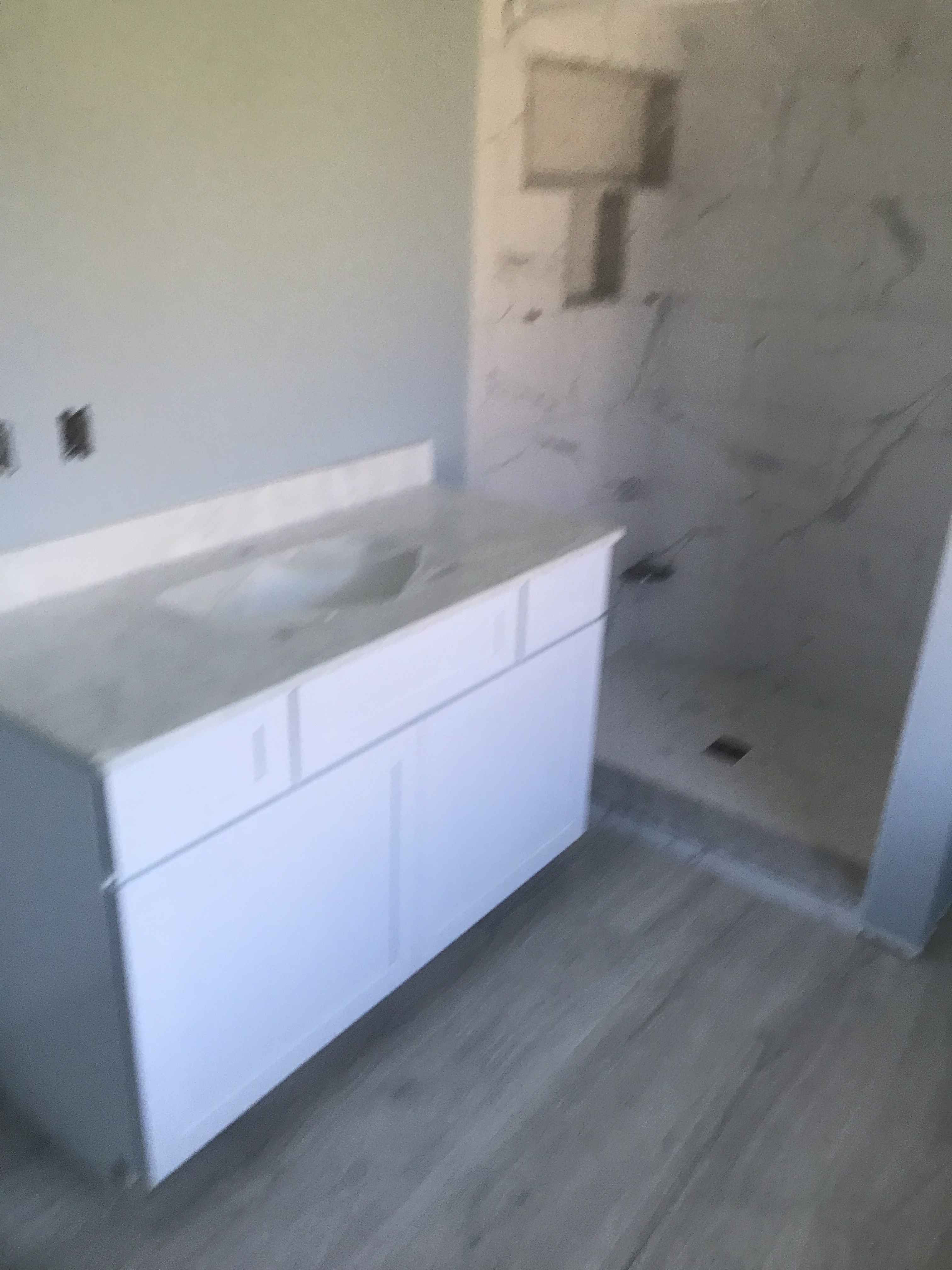 Finished Shower / Sink