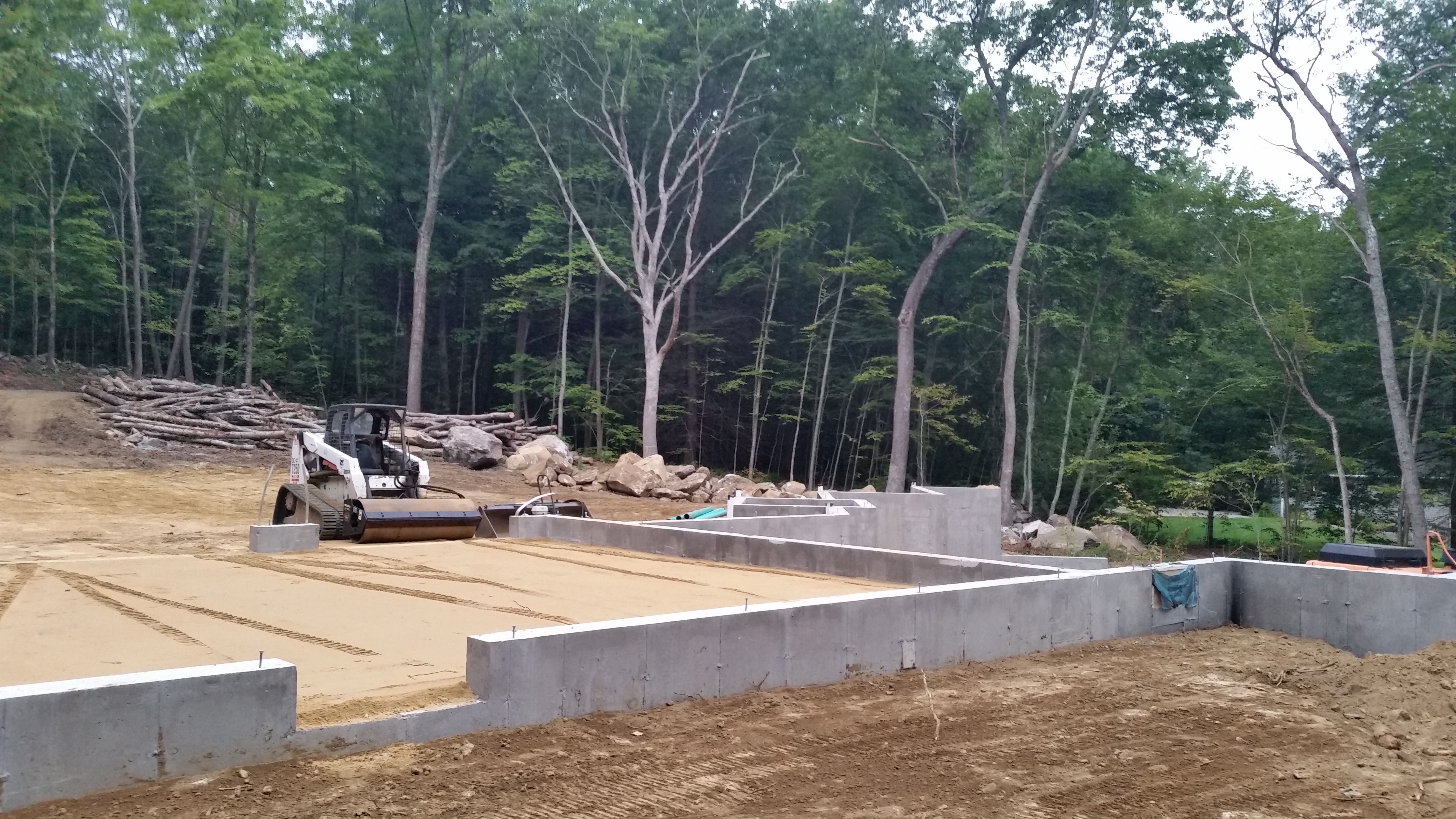 Foundation Poured / Backfilled