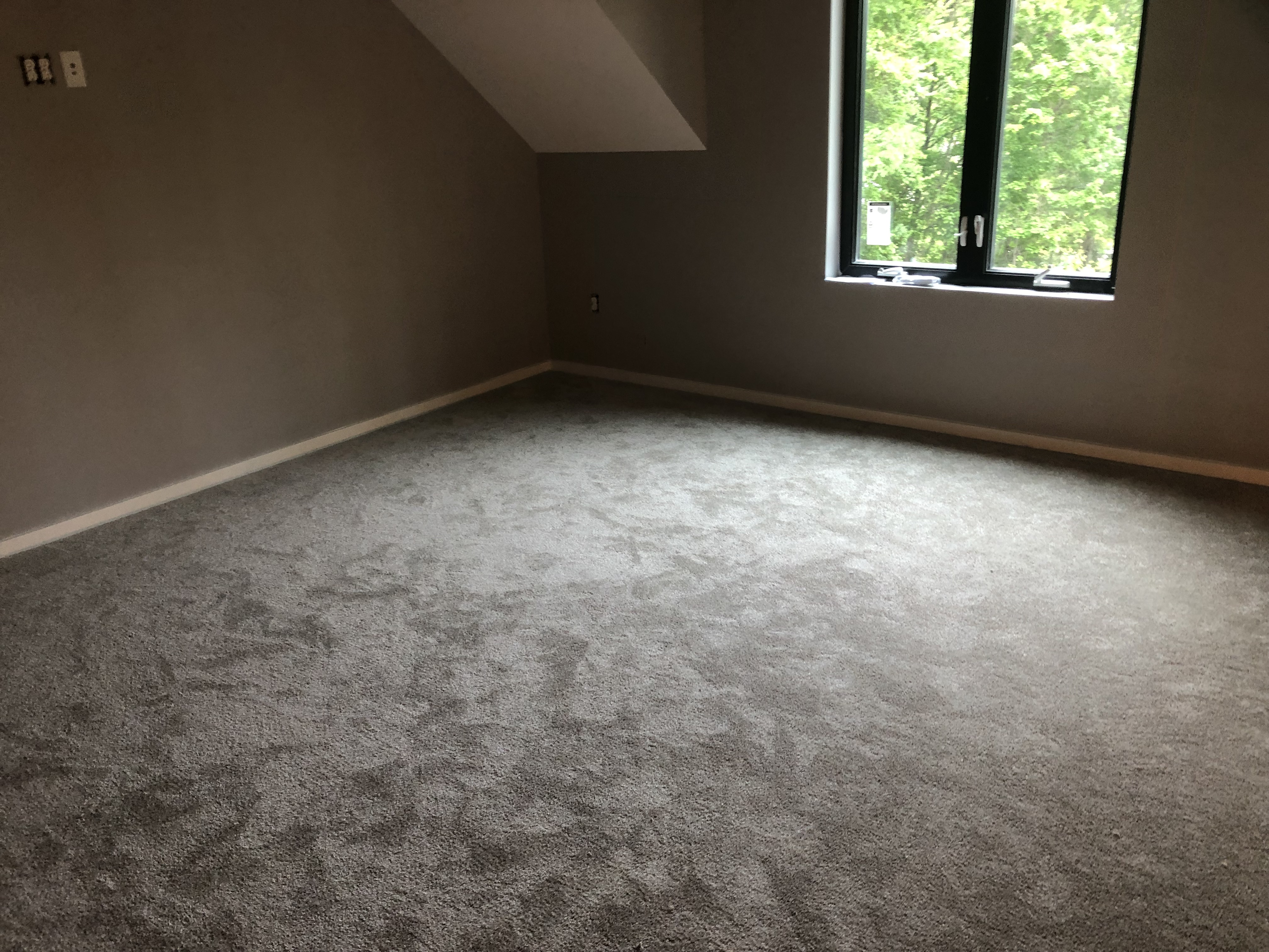 Painted Room and New Carpet