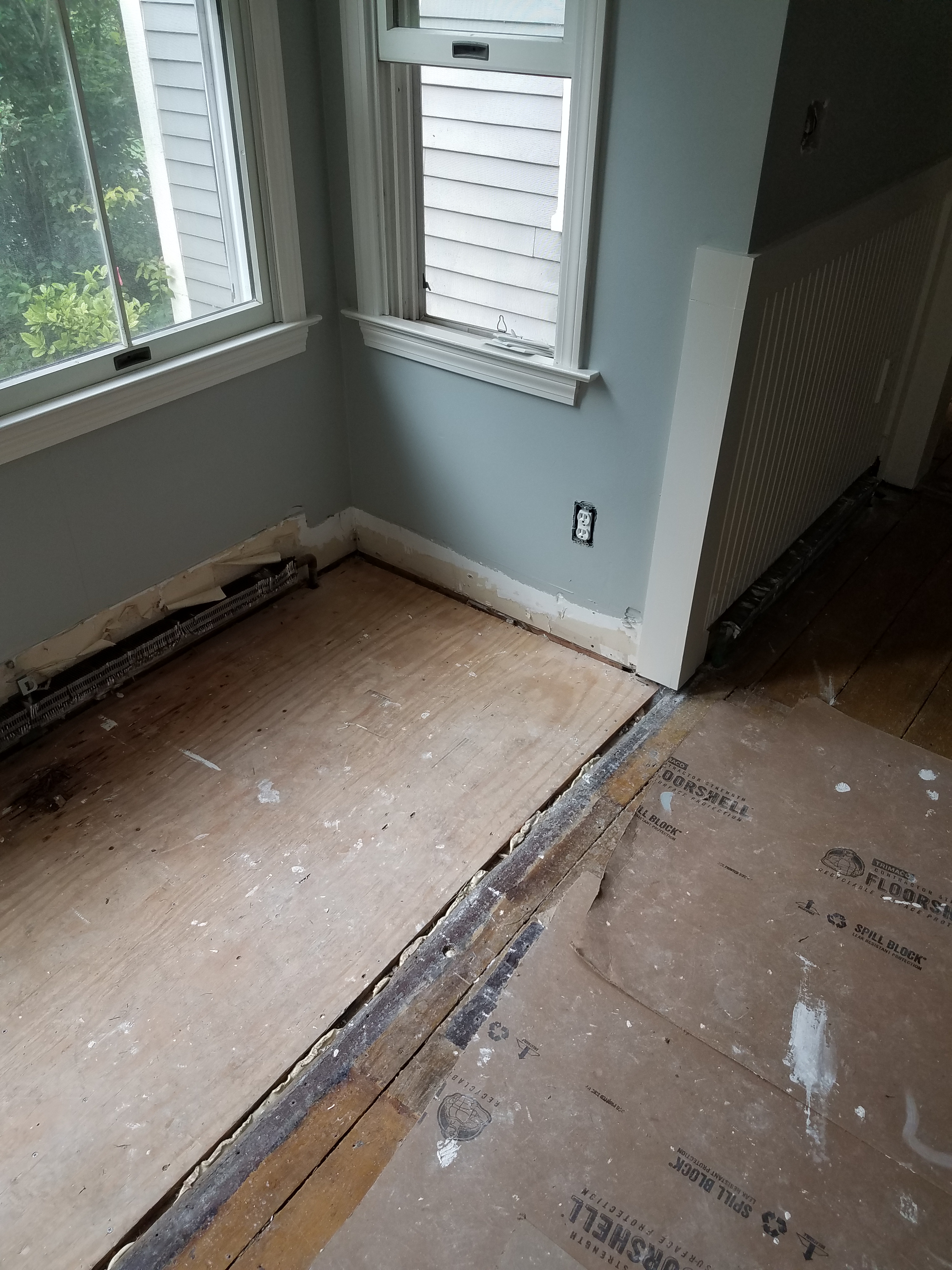 Old Flooring Removed