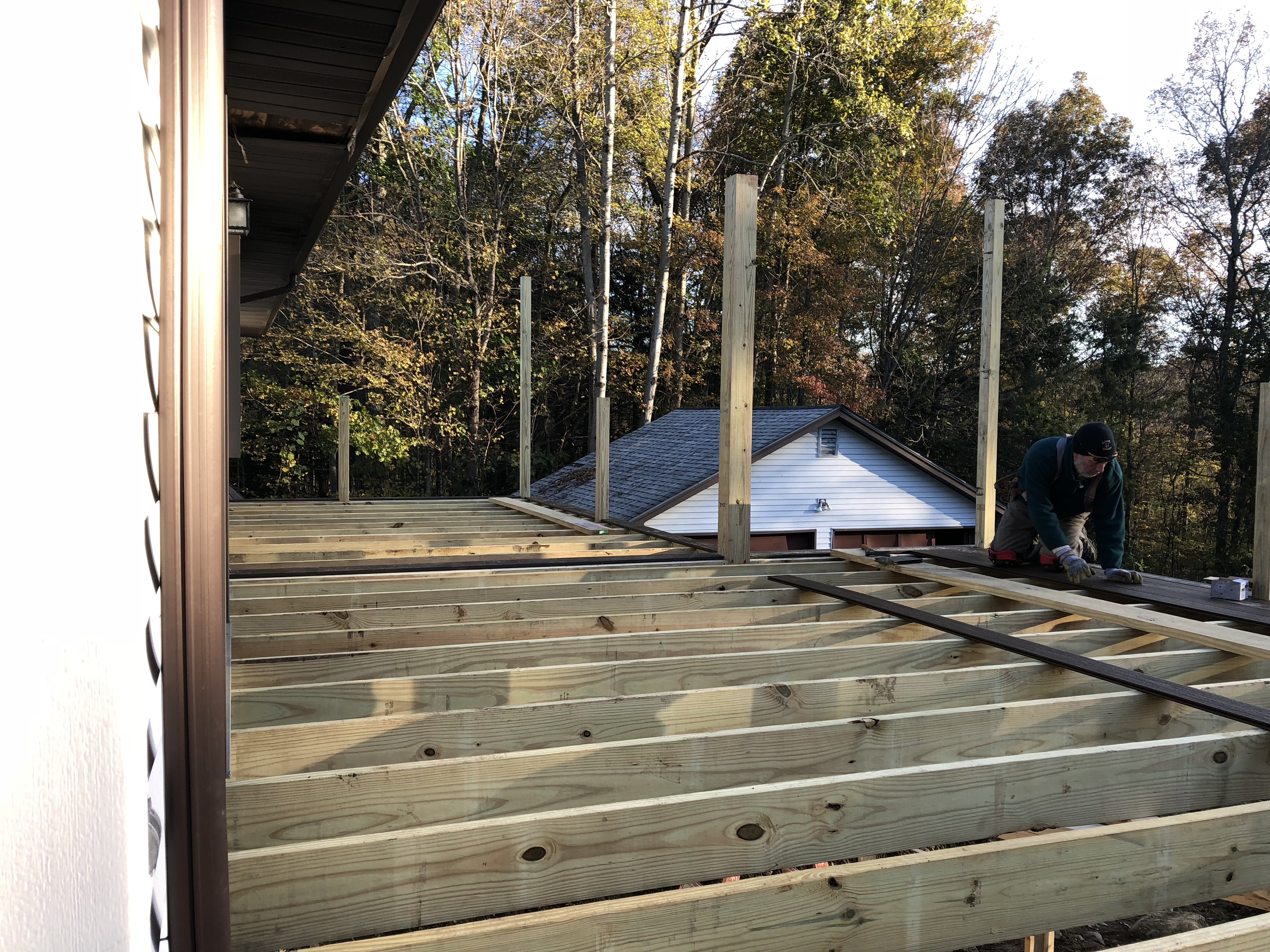 Framing of the deck