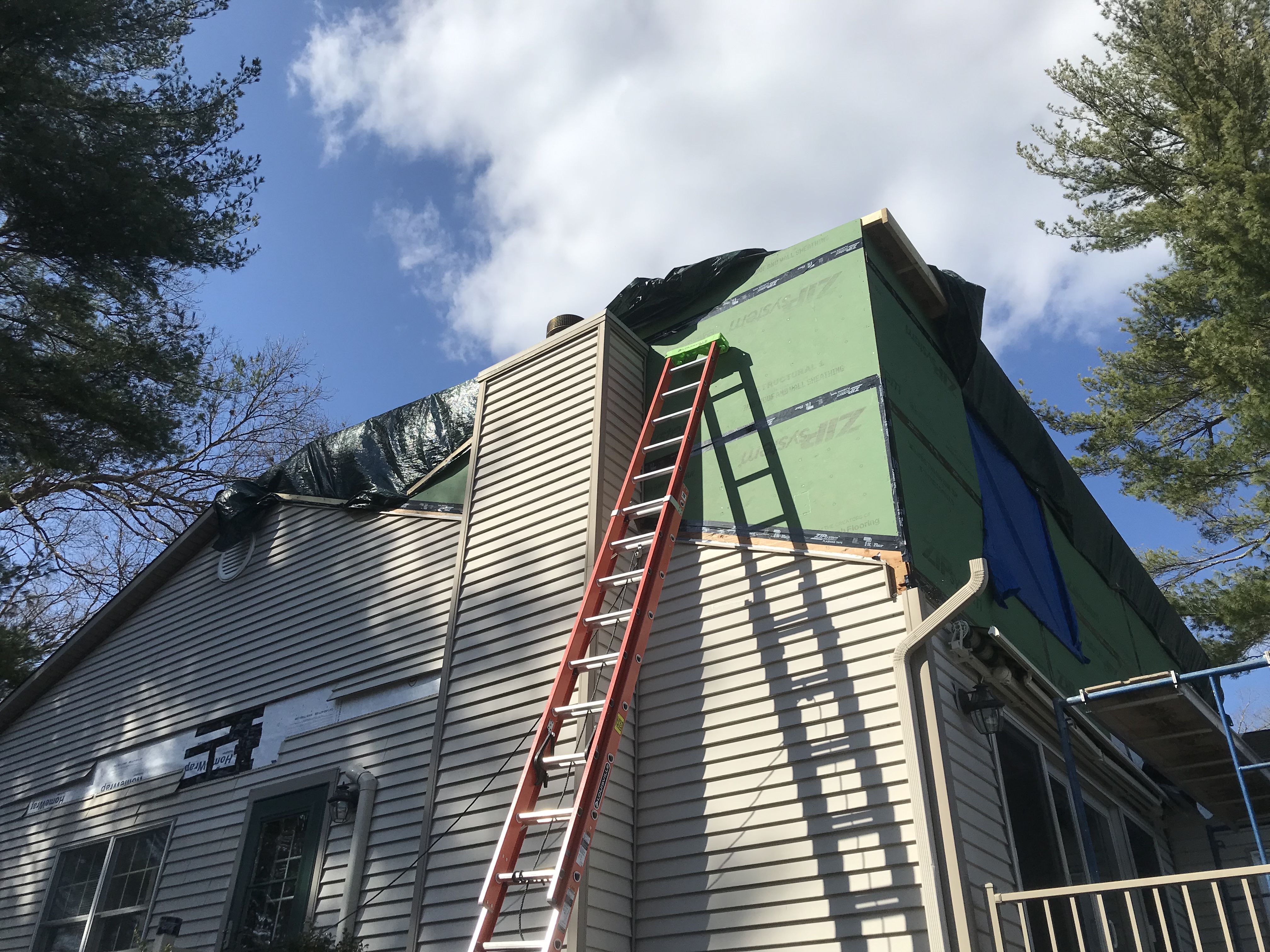 New Roof Over Addition