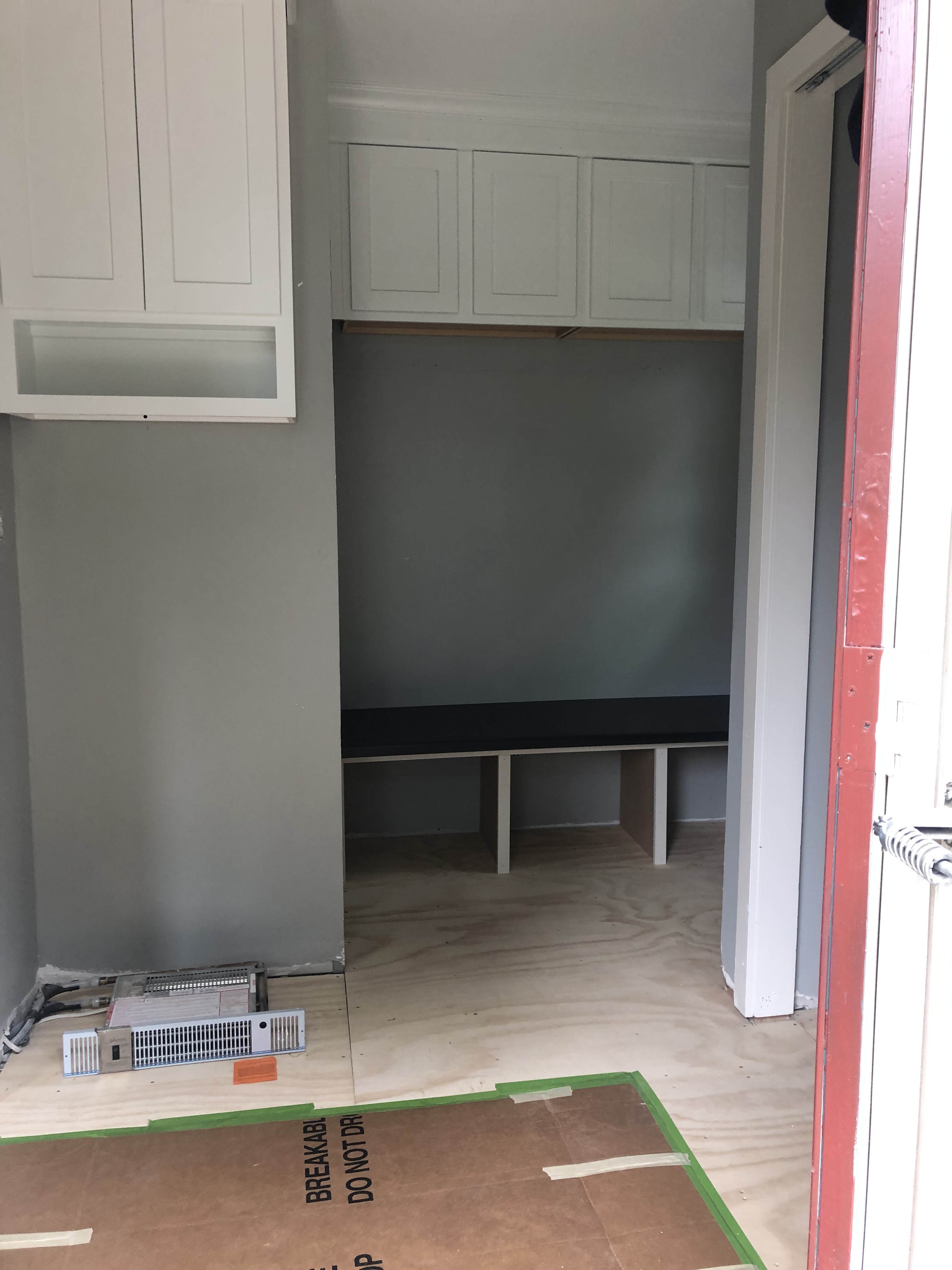 Mudroom In Process