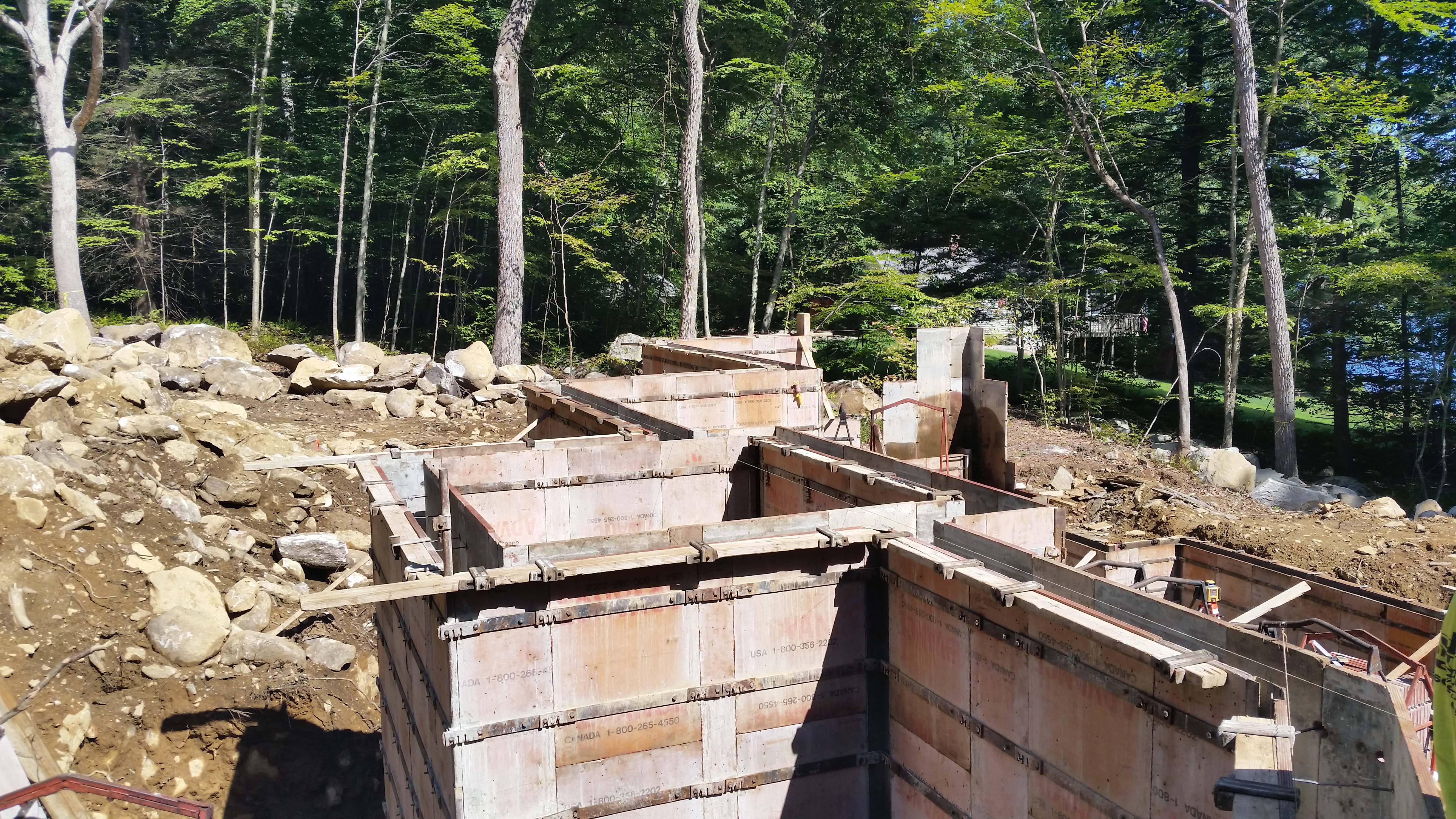 Concrete Forms Installed