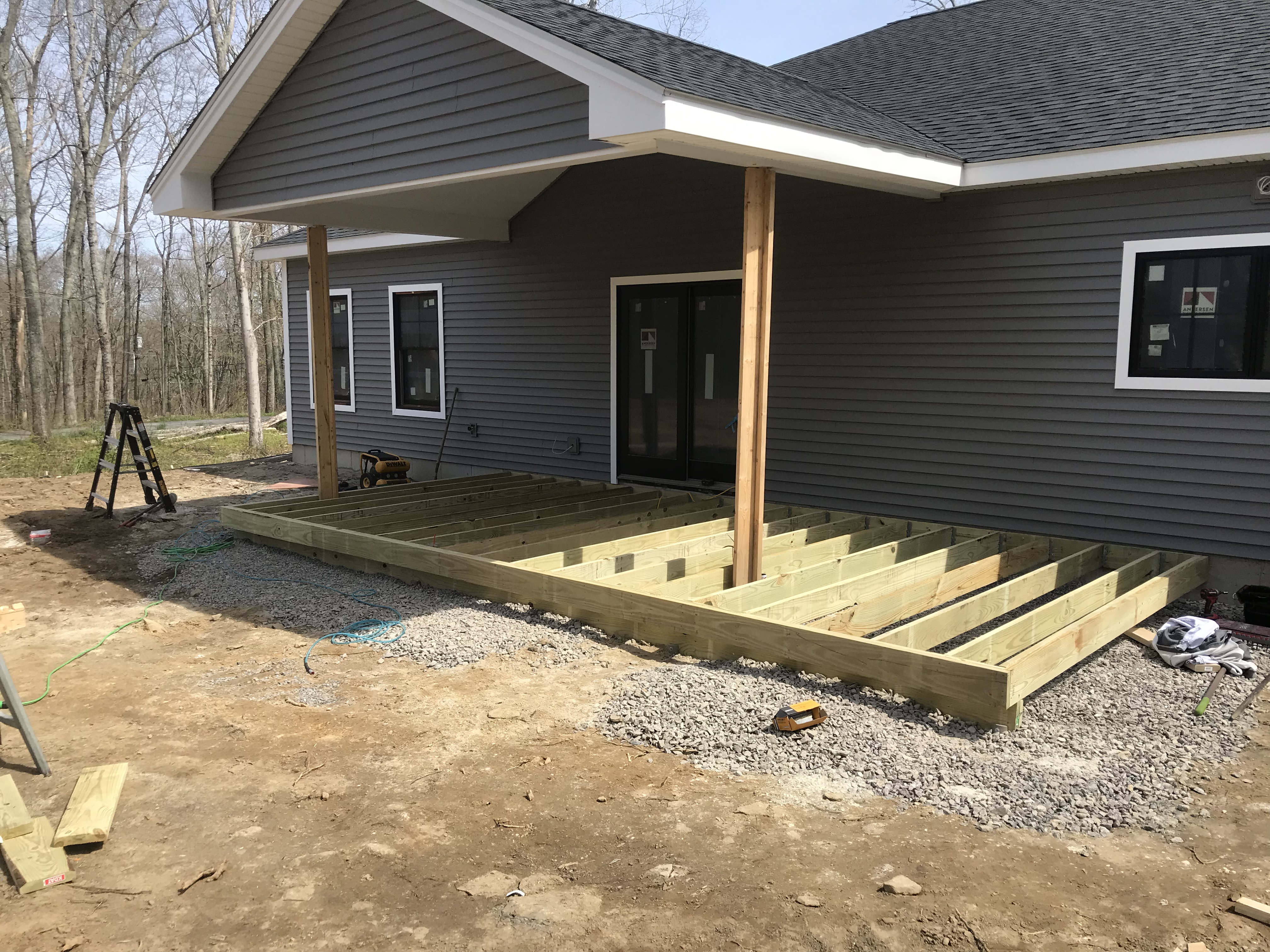 Porch in Progress