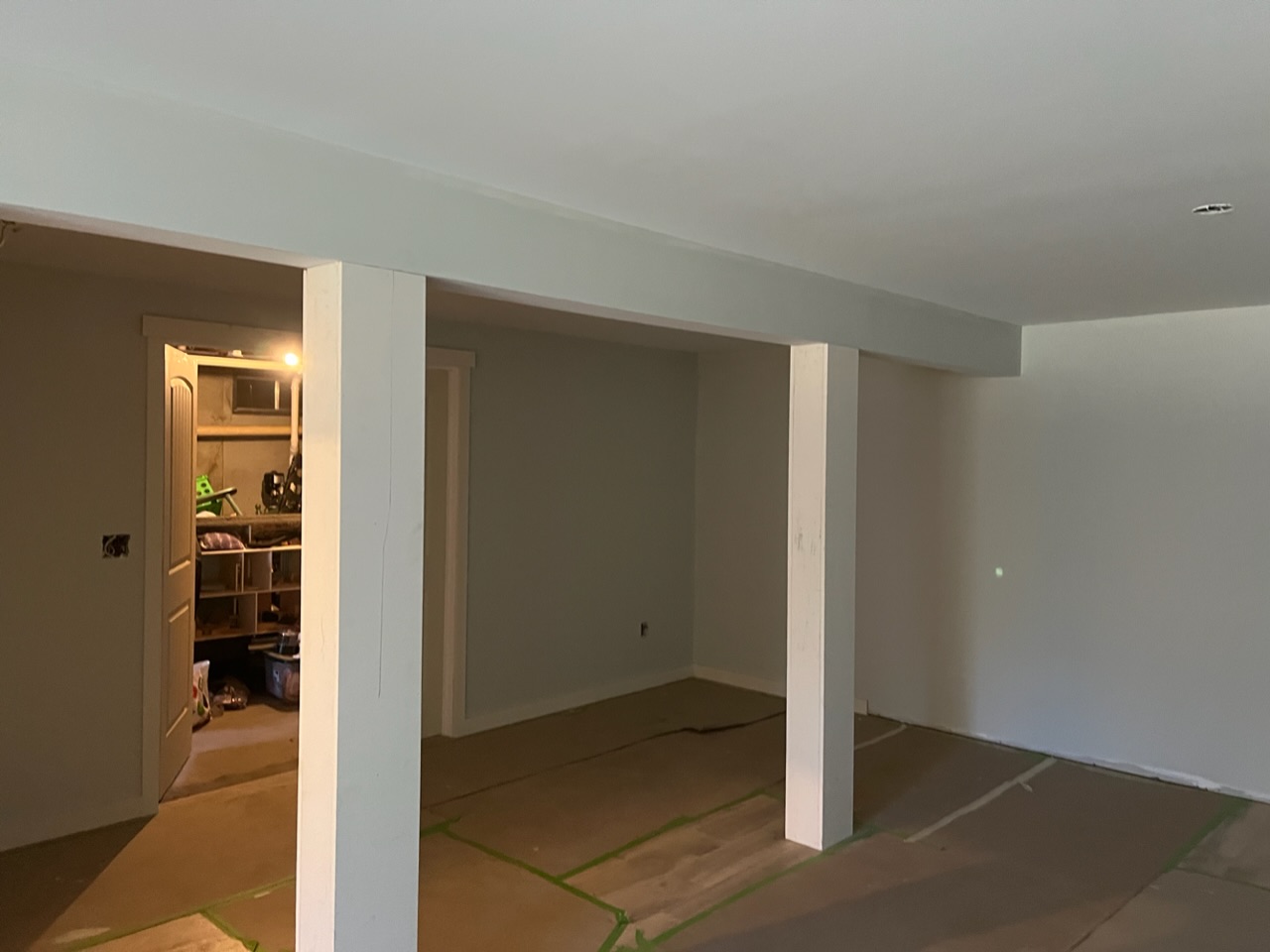 Lower Level Support Columns