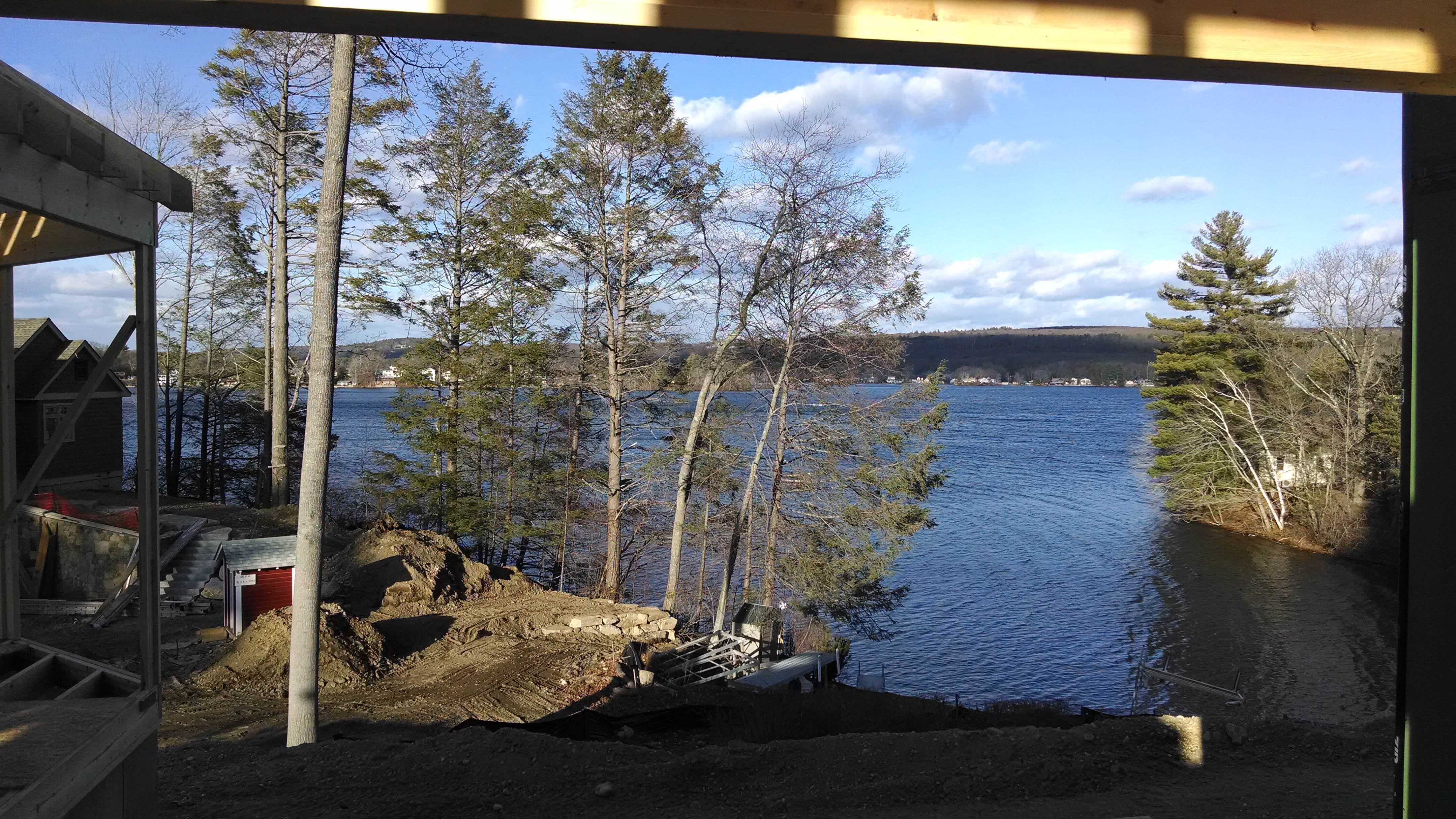 Framing Continues - Let's take a break and enjoy this view