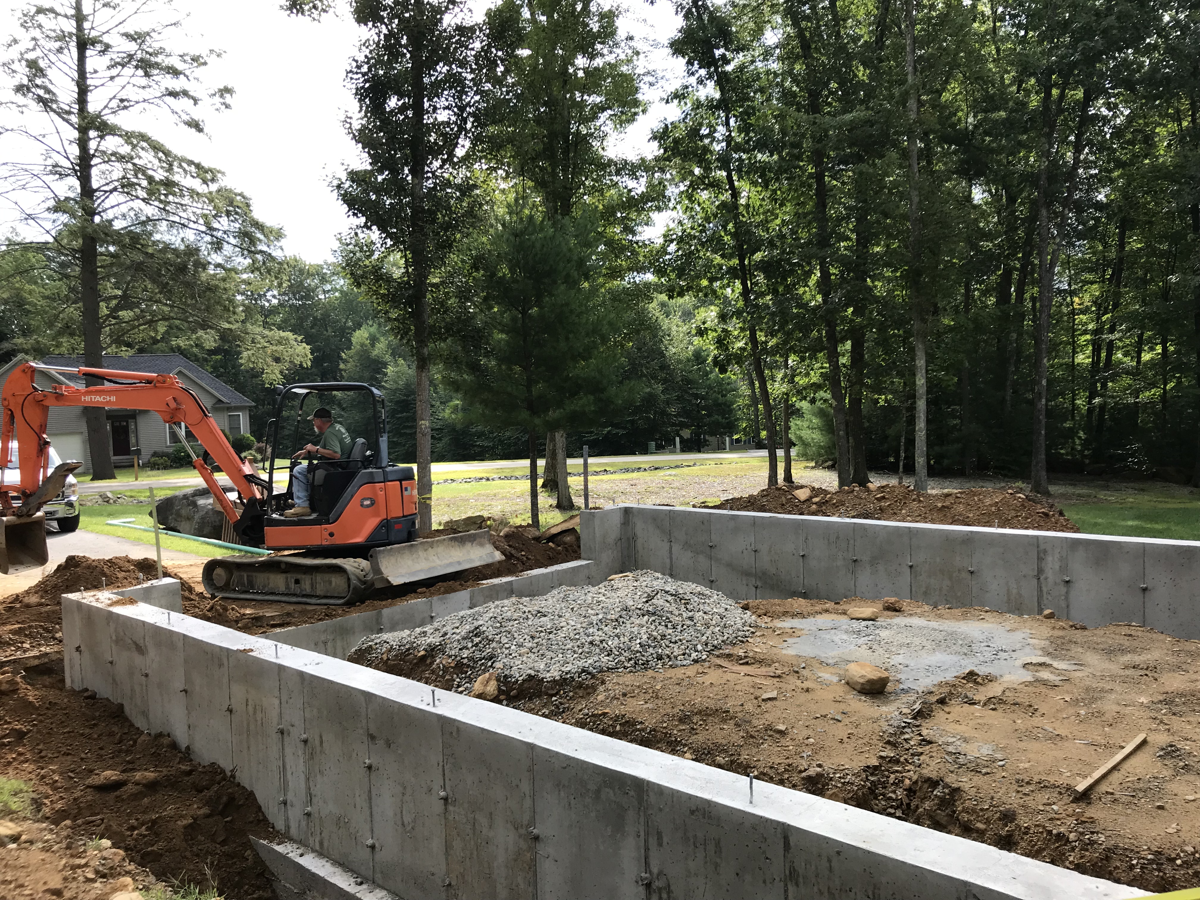 Foundation for Garage