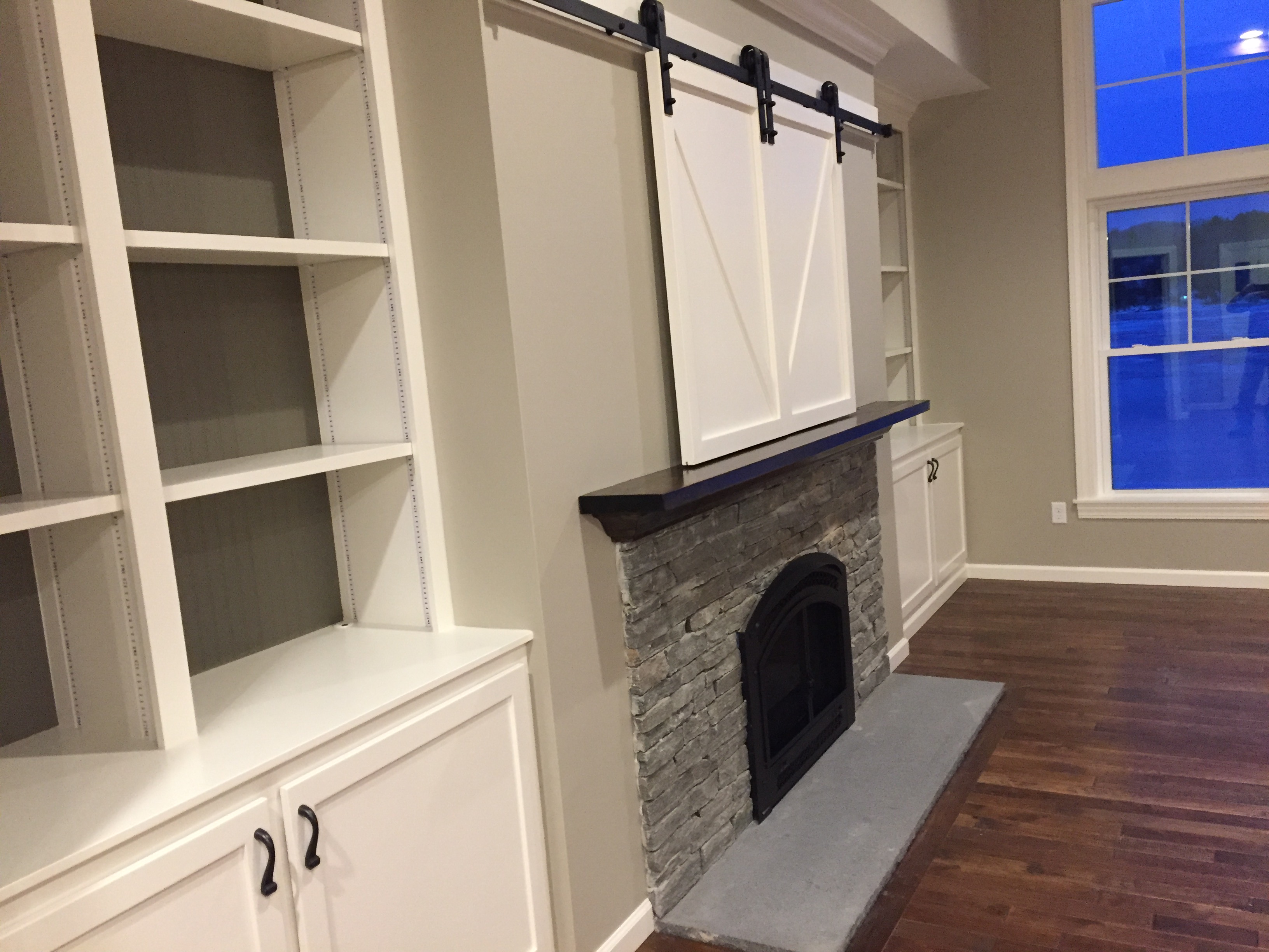 Living Room and Fireplace